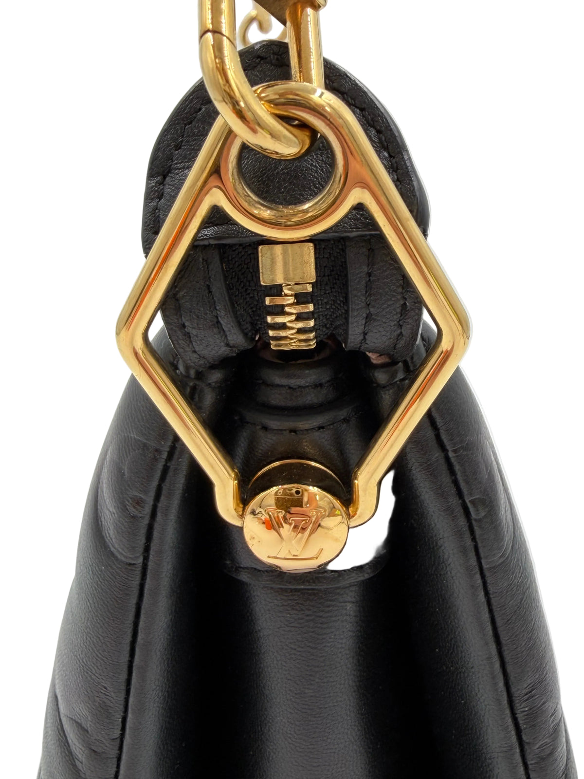 Pre-owned Louis Vuitton Coussin PM Black Monogram Lambskin - Authenticated