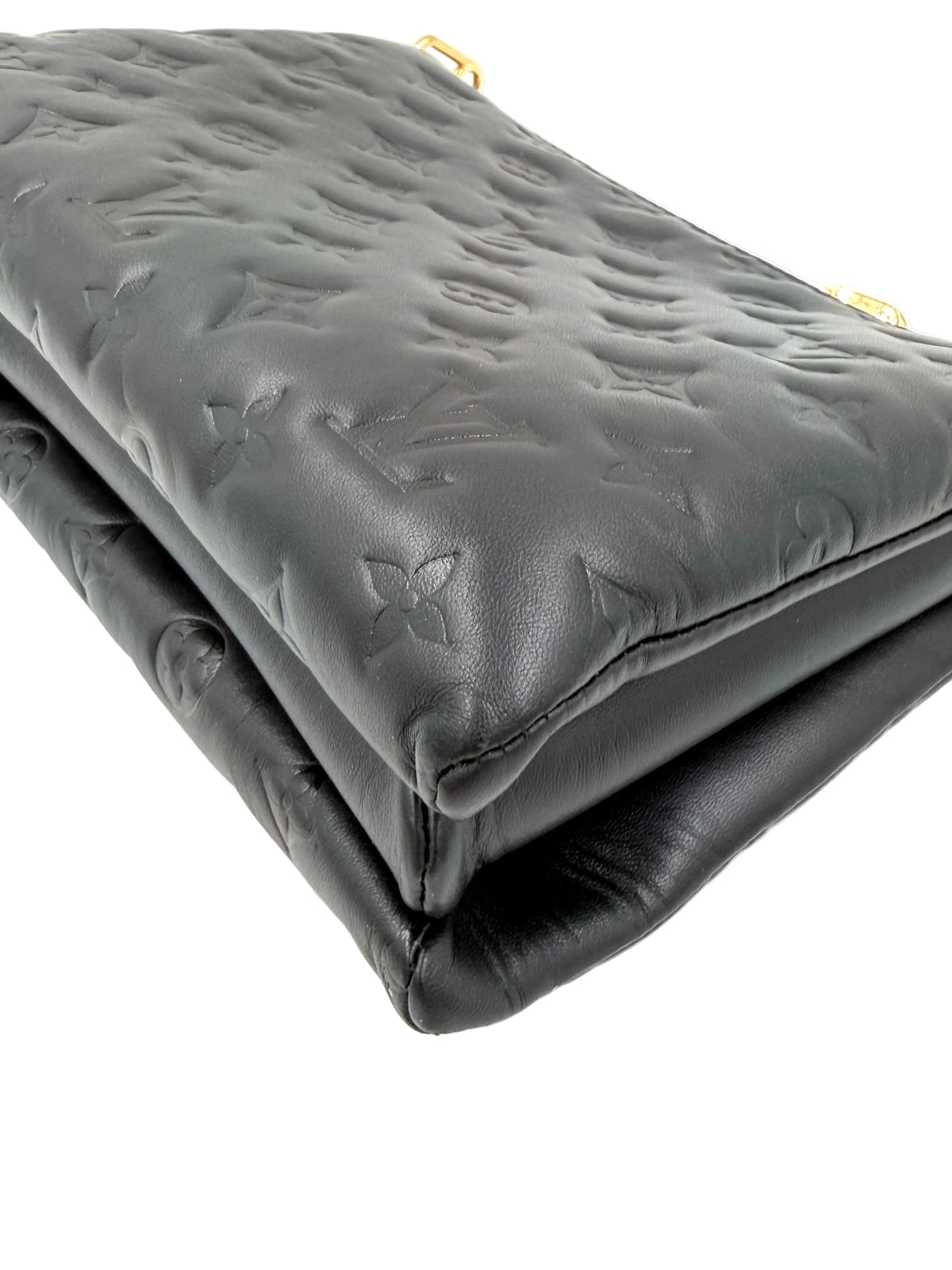 Pre-owned Louis Vuitton Coussin PM Black Monogram Lambskin - Authenticated