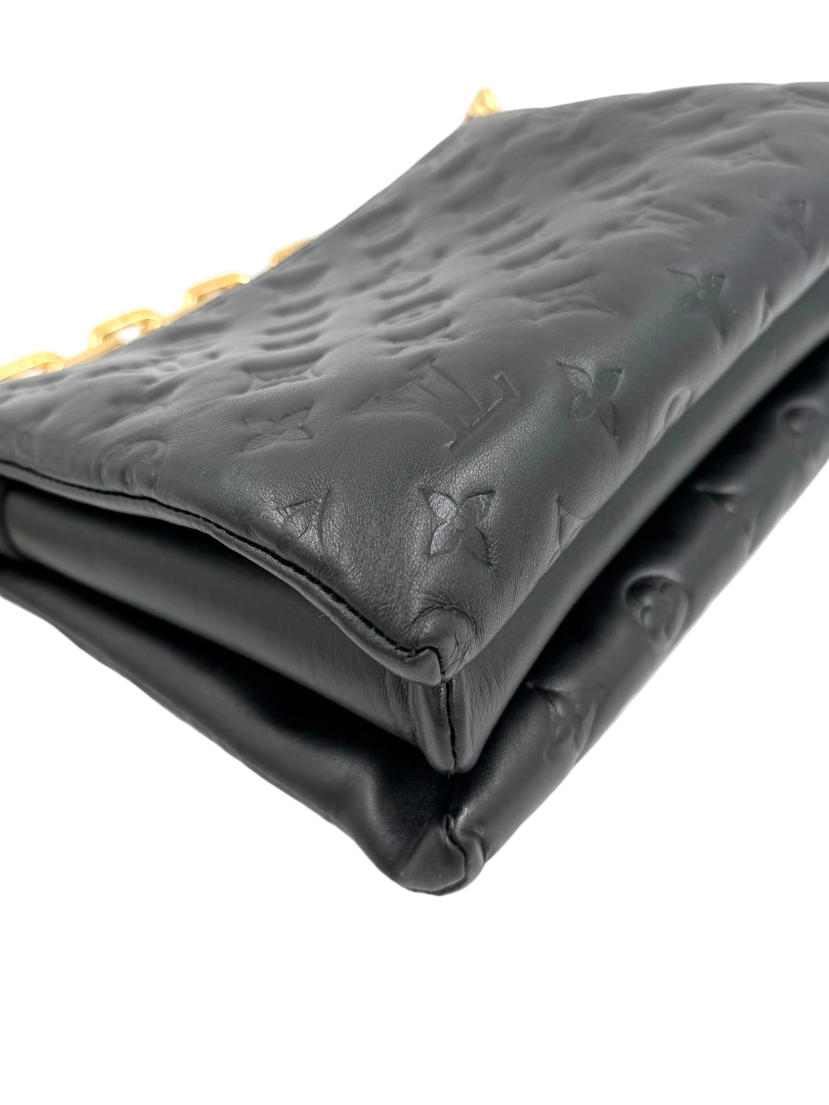 Pre-owned Louis Vuitton Coussin PM Black Monogram Lambskin - Authenticated
