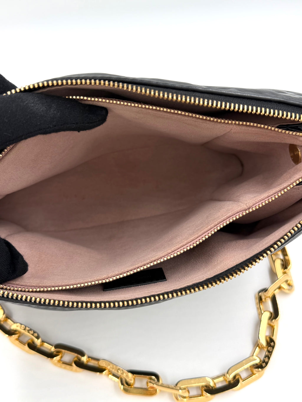 Pre-owned Louis Vuitton Coussin PM Black Monogram Lambskin - Authenticated