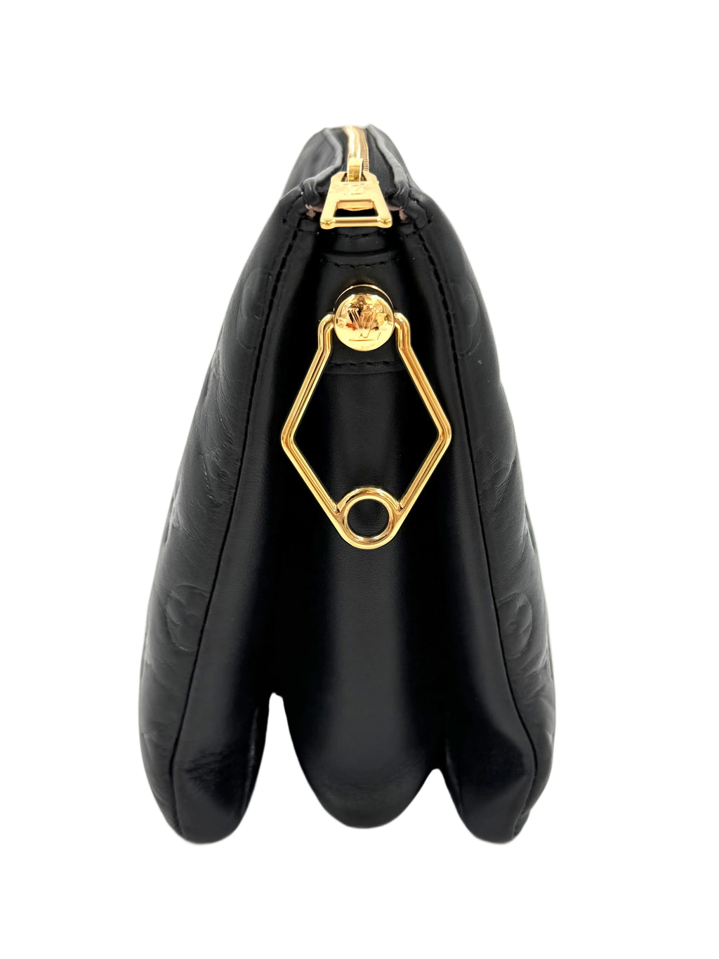 Pre-owned Louis Vuitton Coussin PM Black Monogram Lambskin - Authenticated