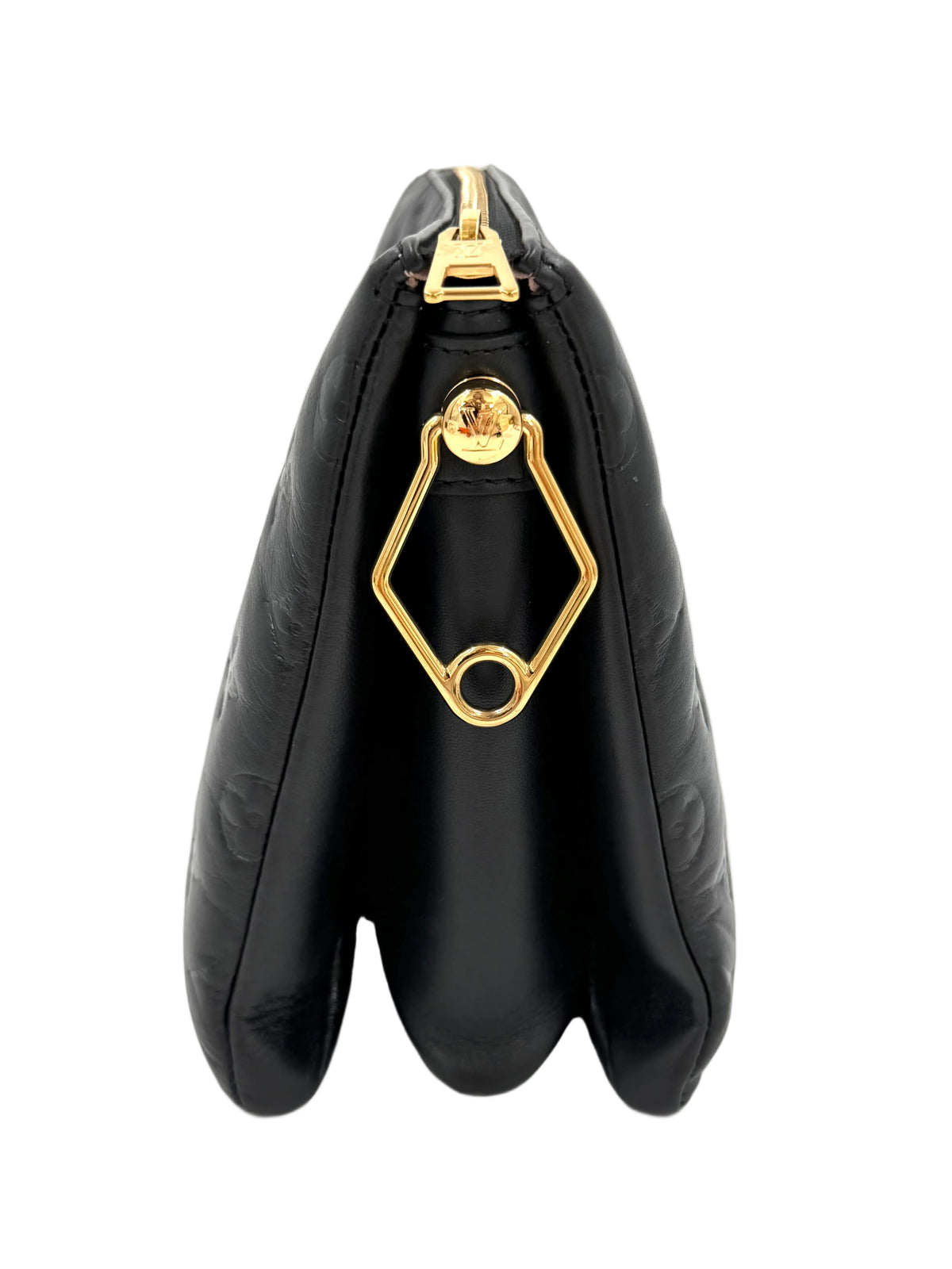 Pre-owned Louis Vuitton Coussin PM Black Monogram Lambskin - Authenticated