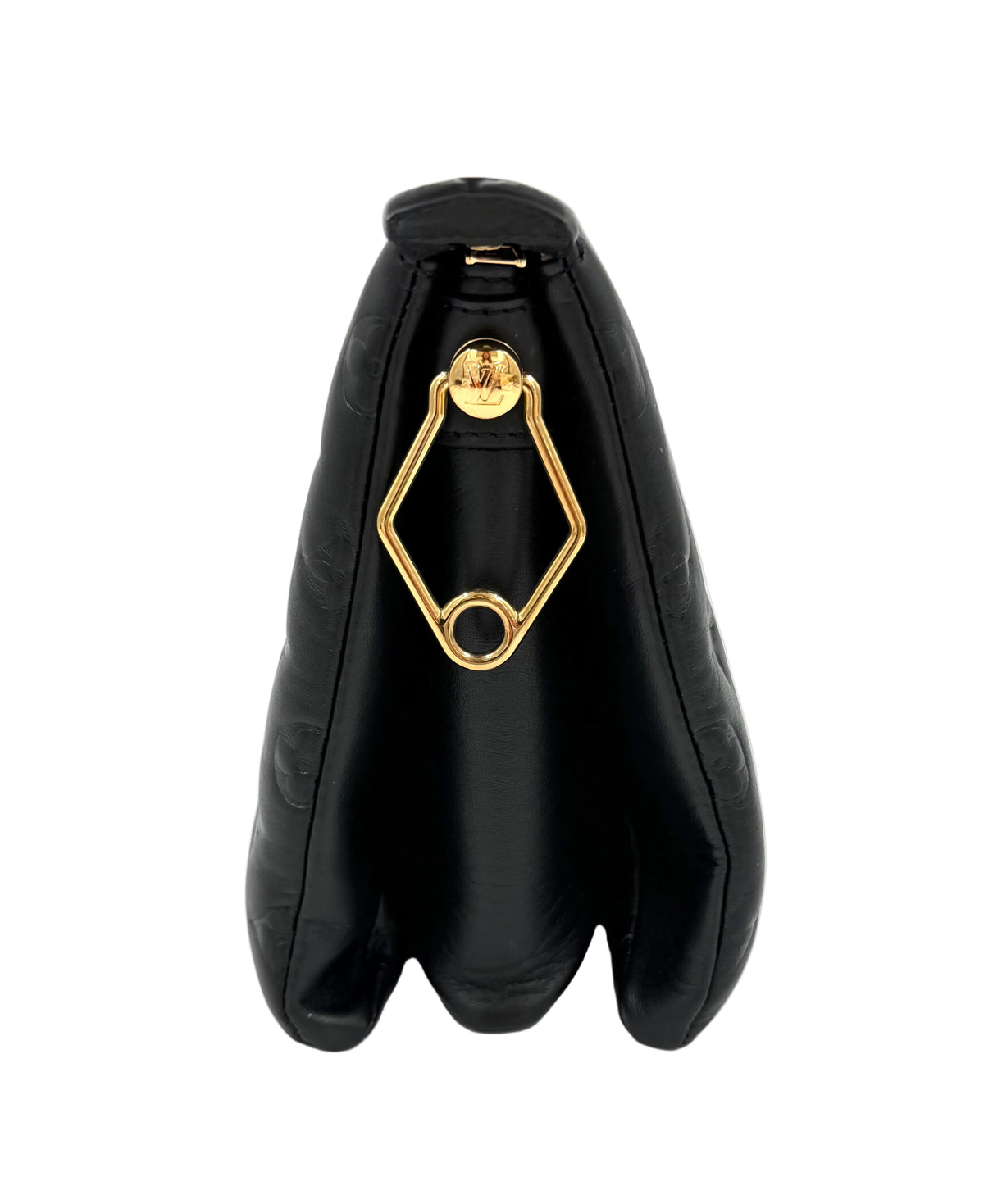 Pre-owned Louis Vuitton Coussin PM Black Monogram Lambskin - Authenticated