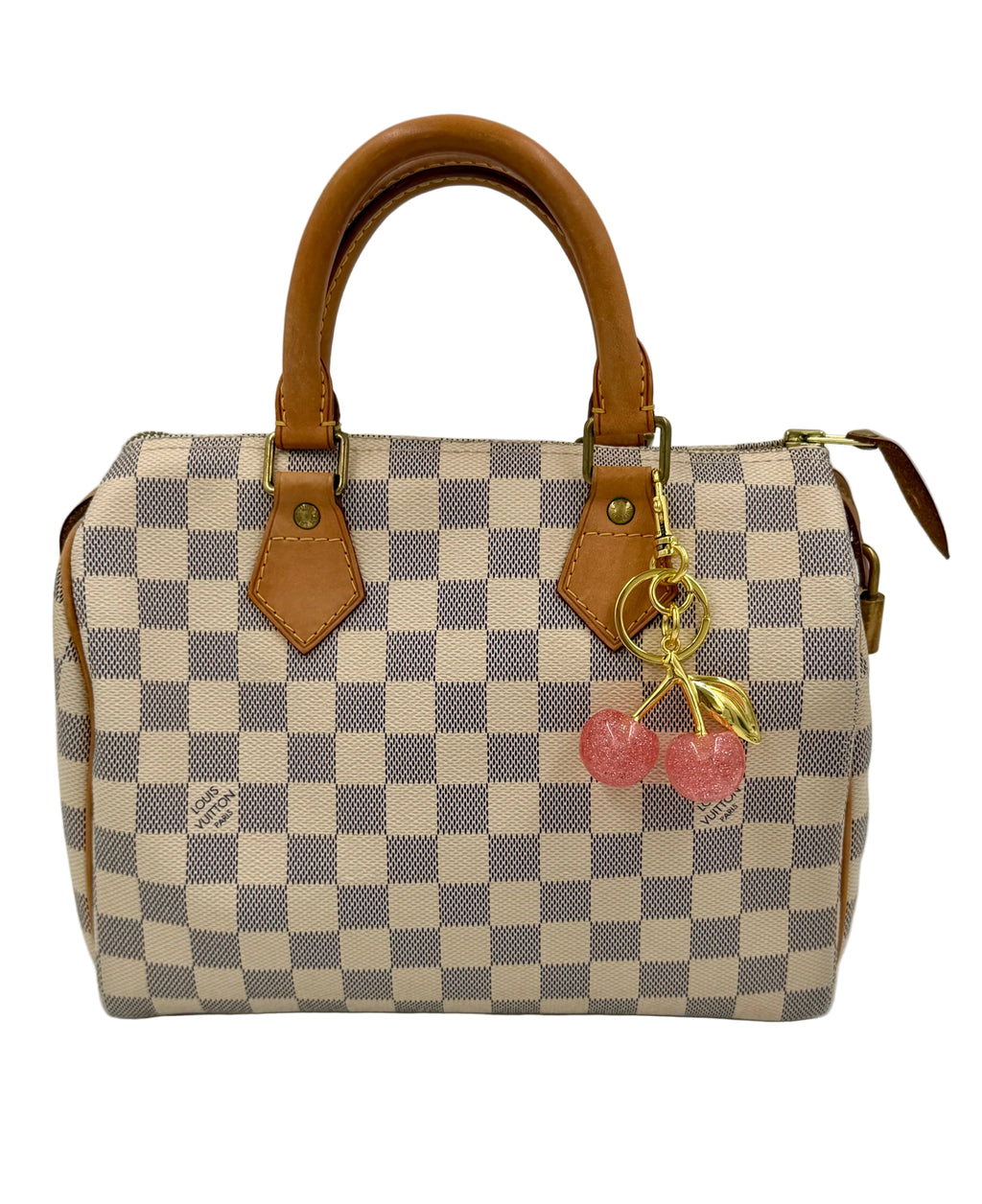 Pink Cherries Bag Charm