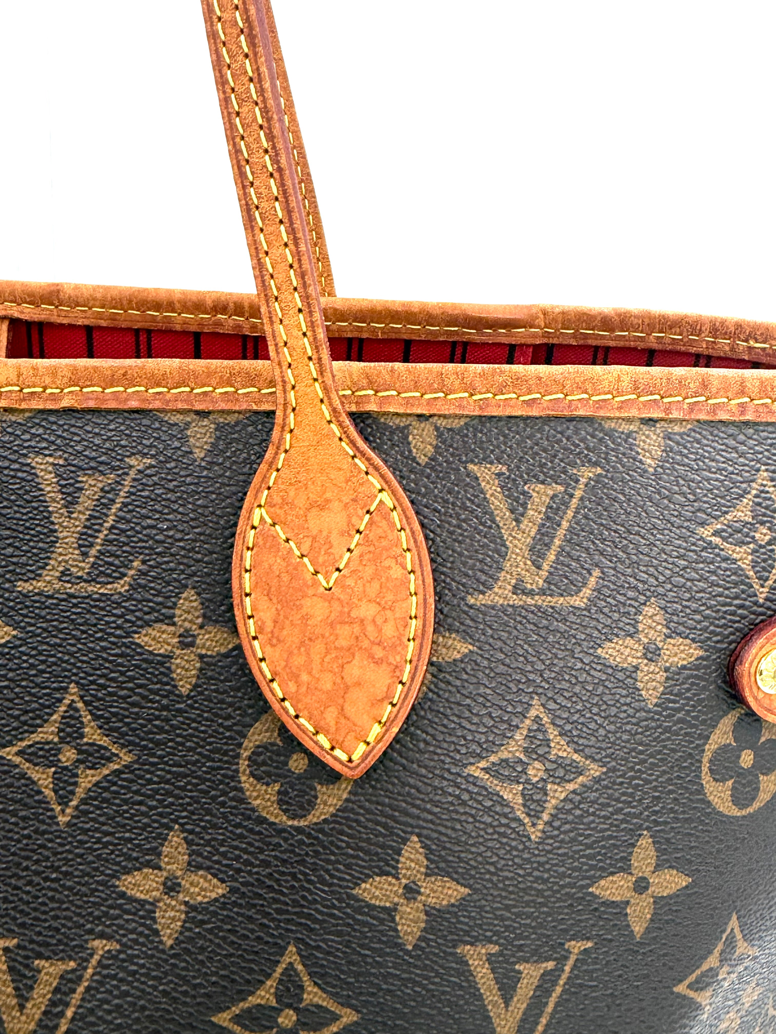 Pre-owned Louis Vuitton Monogram Neverfull MM - Authenticated