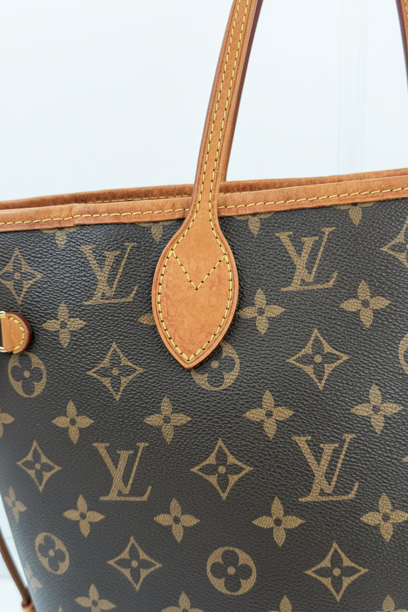 Pre-owned Louis Vuitton Monogram Neverfull MM - Authenticated