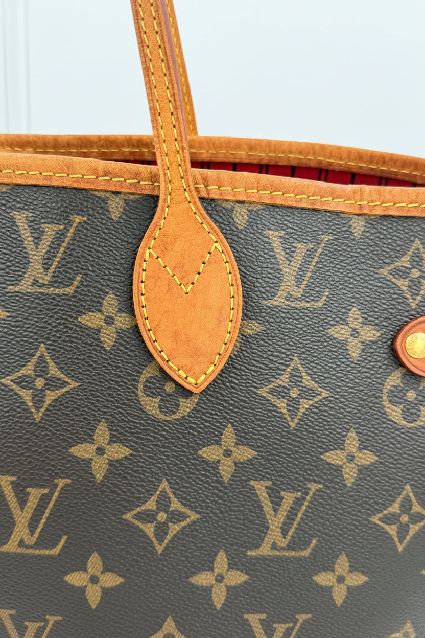 Pre-owned Louis Vuitton Monogram Neverfull MM - Authenticated