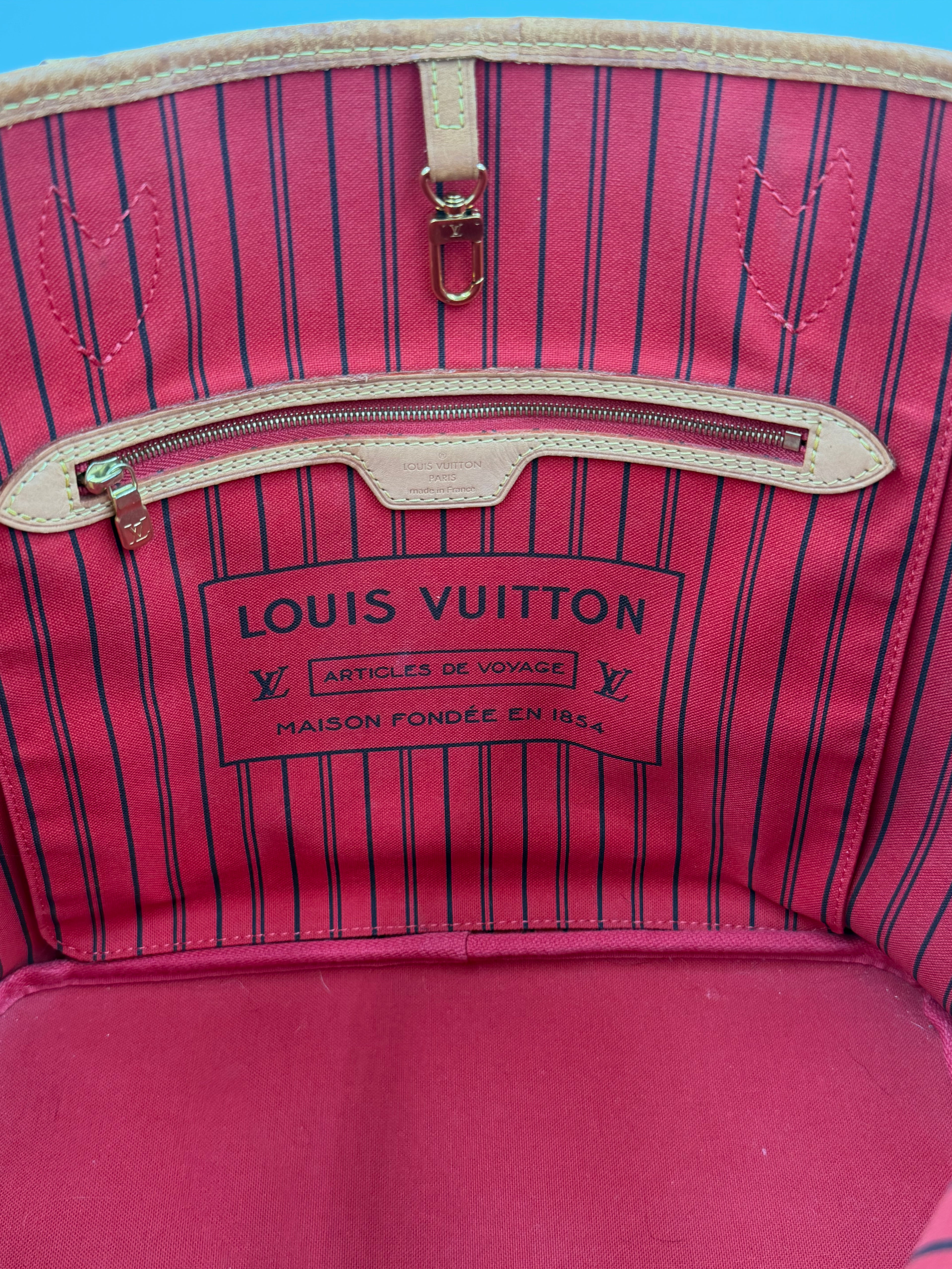 Pre-owned Louis Vuitton Monogram Neverfull MM - Authenticated