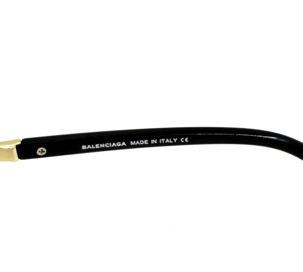 New Balenciaga Rimless Sunglasses Gold Hardware