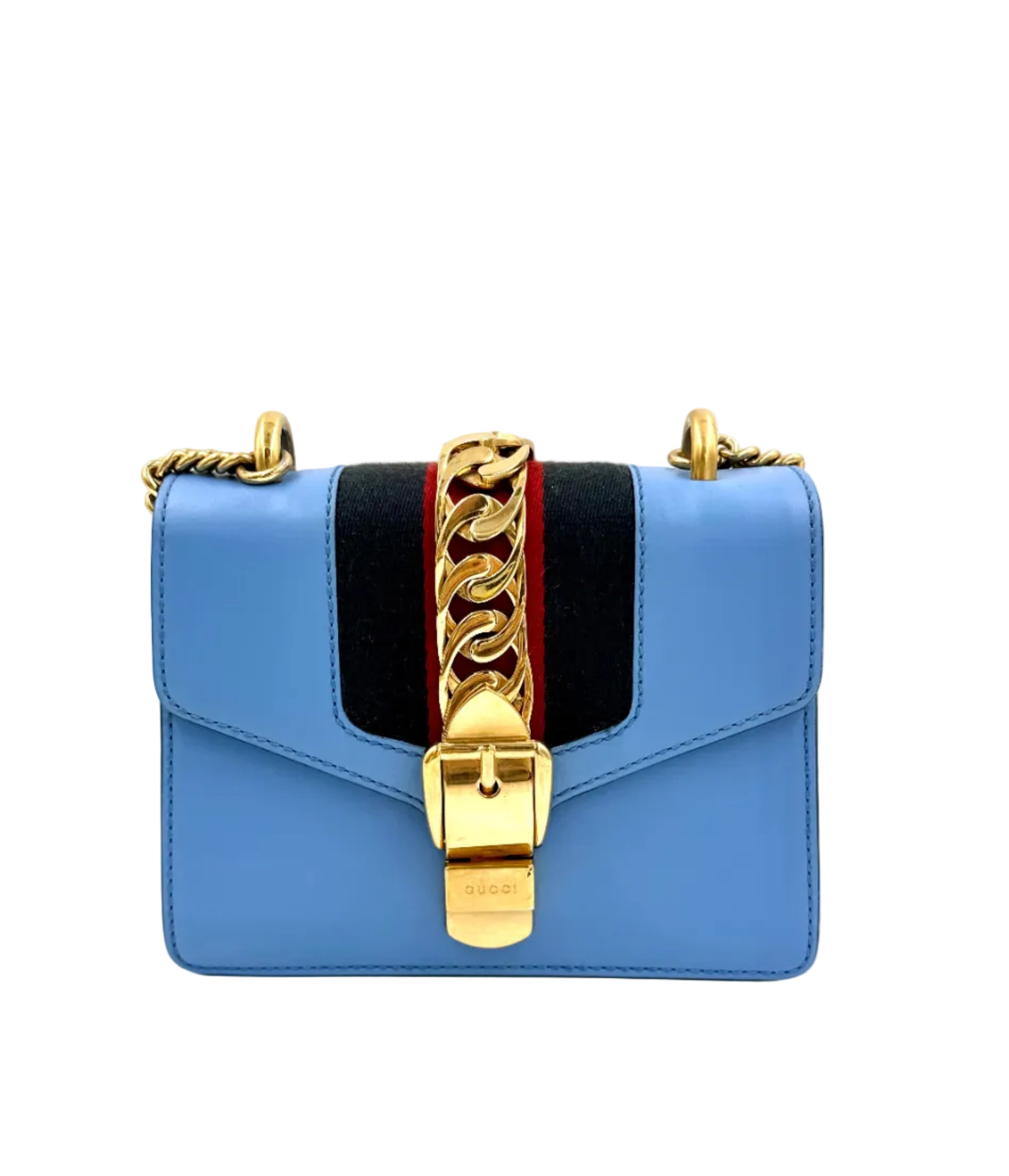 Gucci Sylvie Chain Shoulder Bag - Authenticated