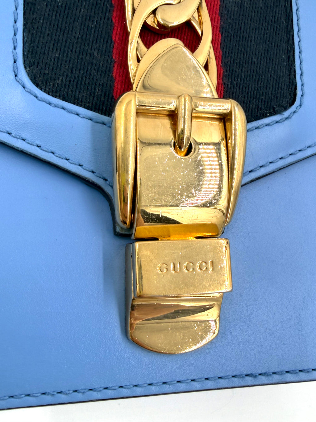 Gucci Sylvie Chain Shoulder Bag - Authenticated