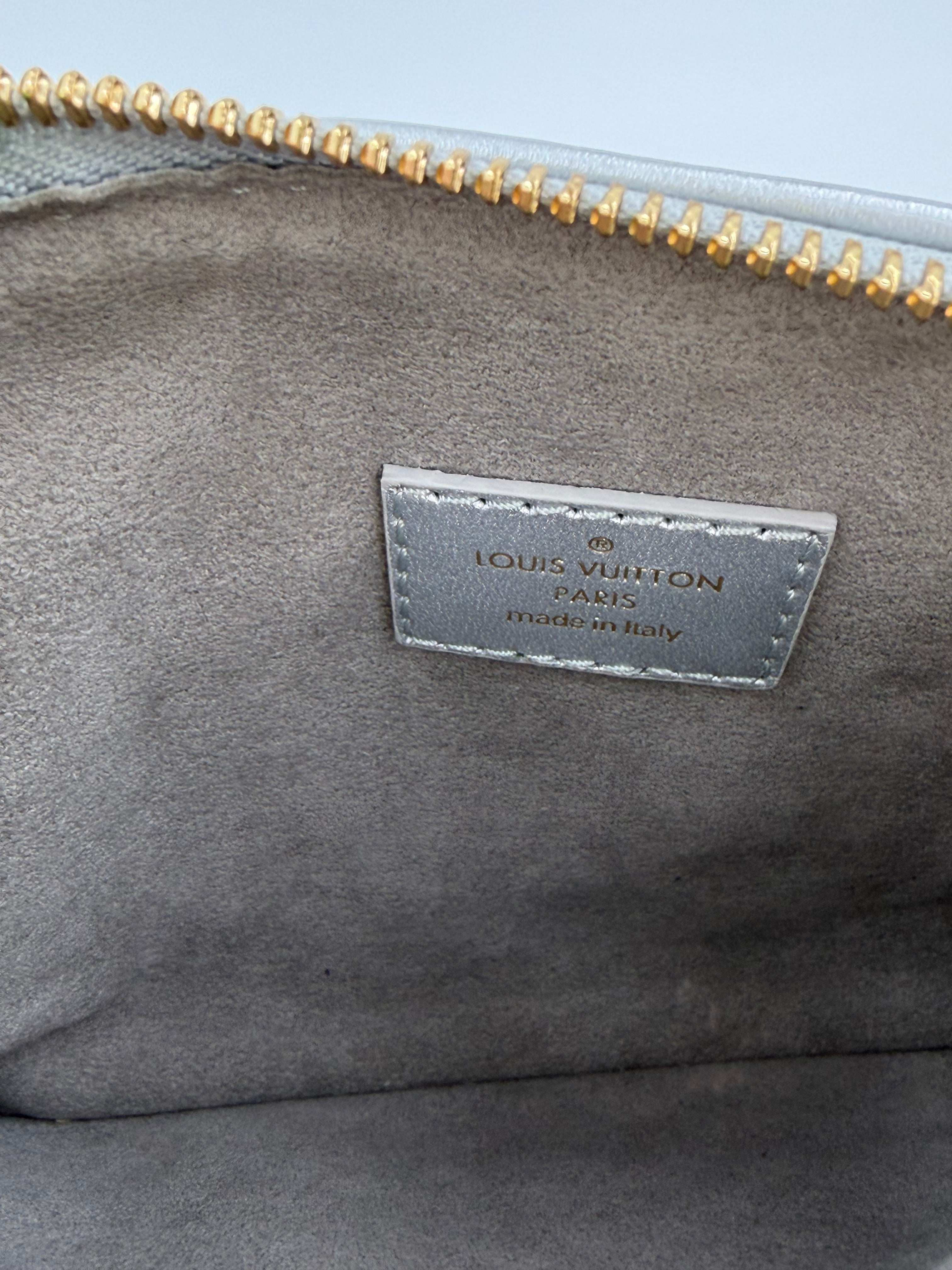 Pre-Owned Louis Vuitton Silver Metallic Coussin BB - Authenticated