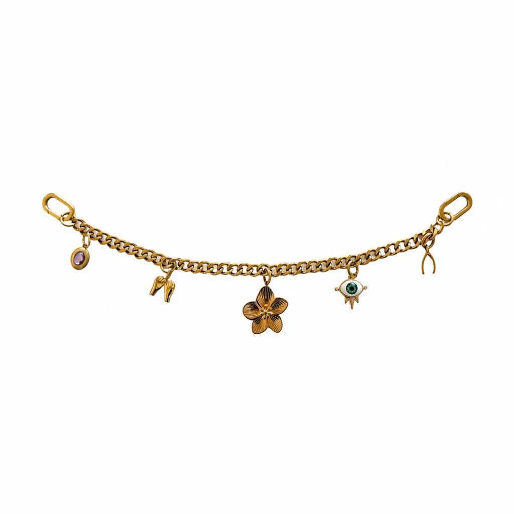 Bag Chain with Lucky Charms