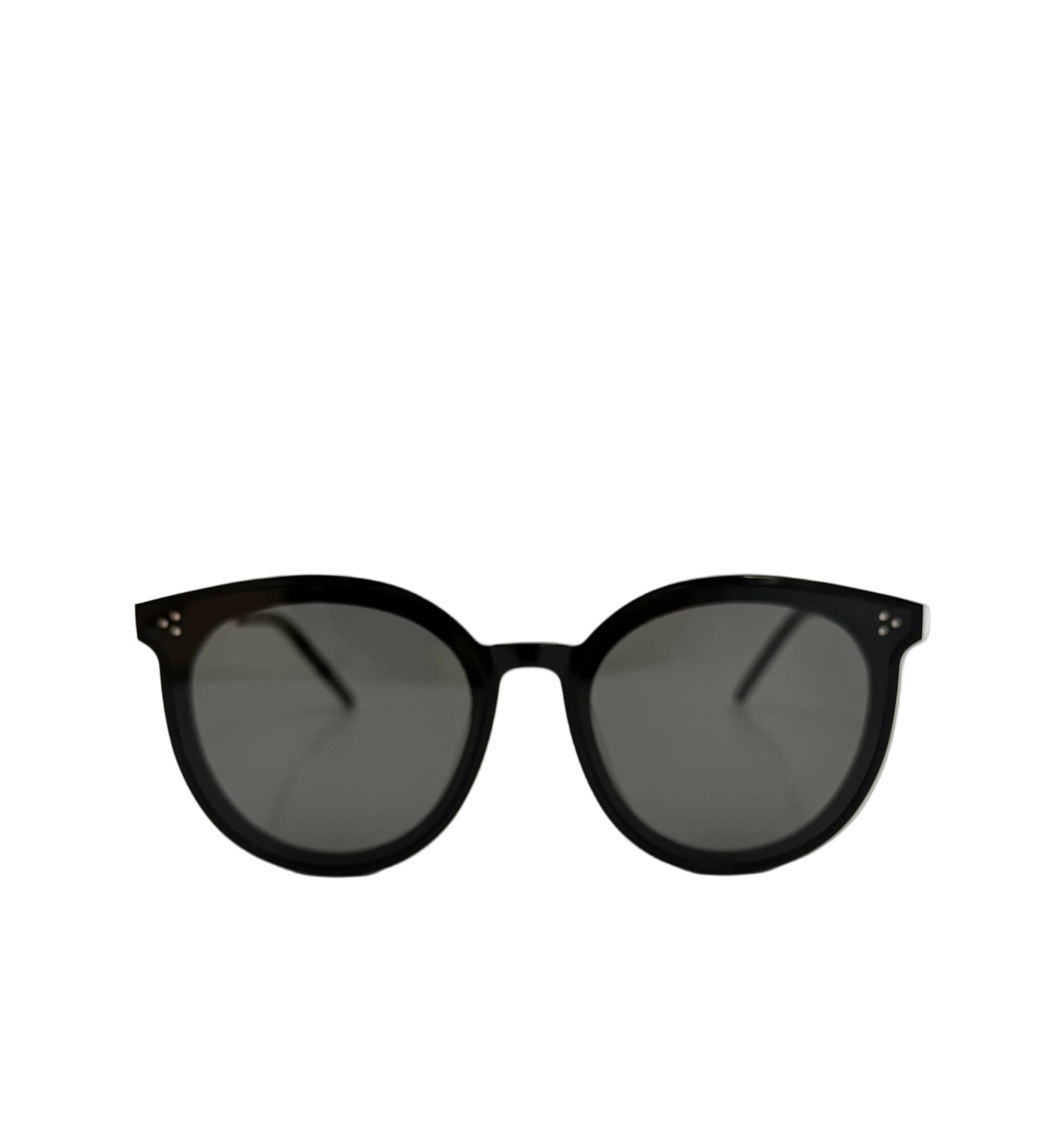 New Gentle Monster Sunglasses Solo 01 Round Acetate Frame Flat Lenses
