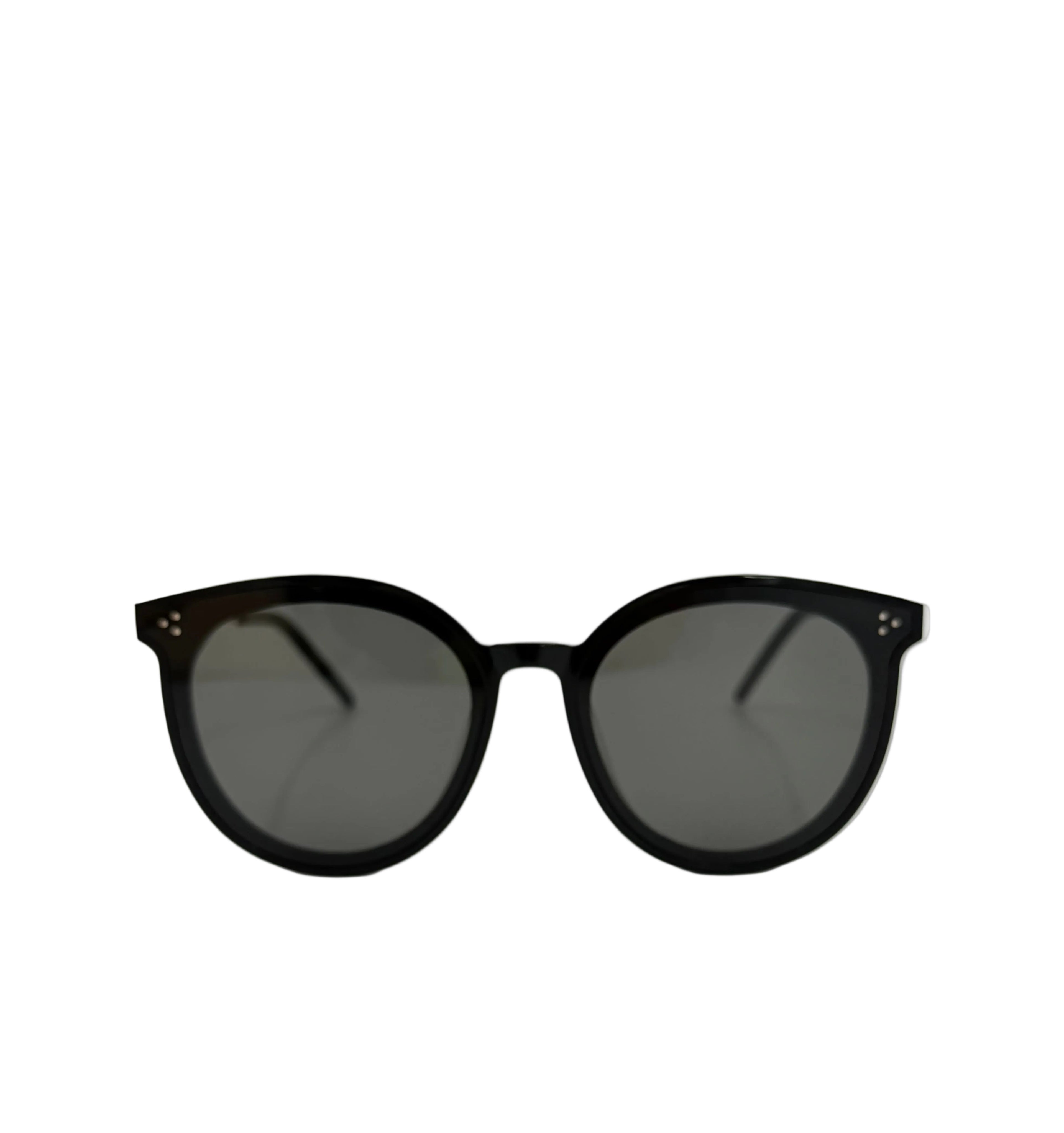 New Gentle Monster Sunglasses Solo 01 Round Acetate Frame Flat Lenses