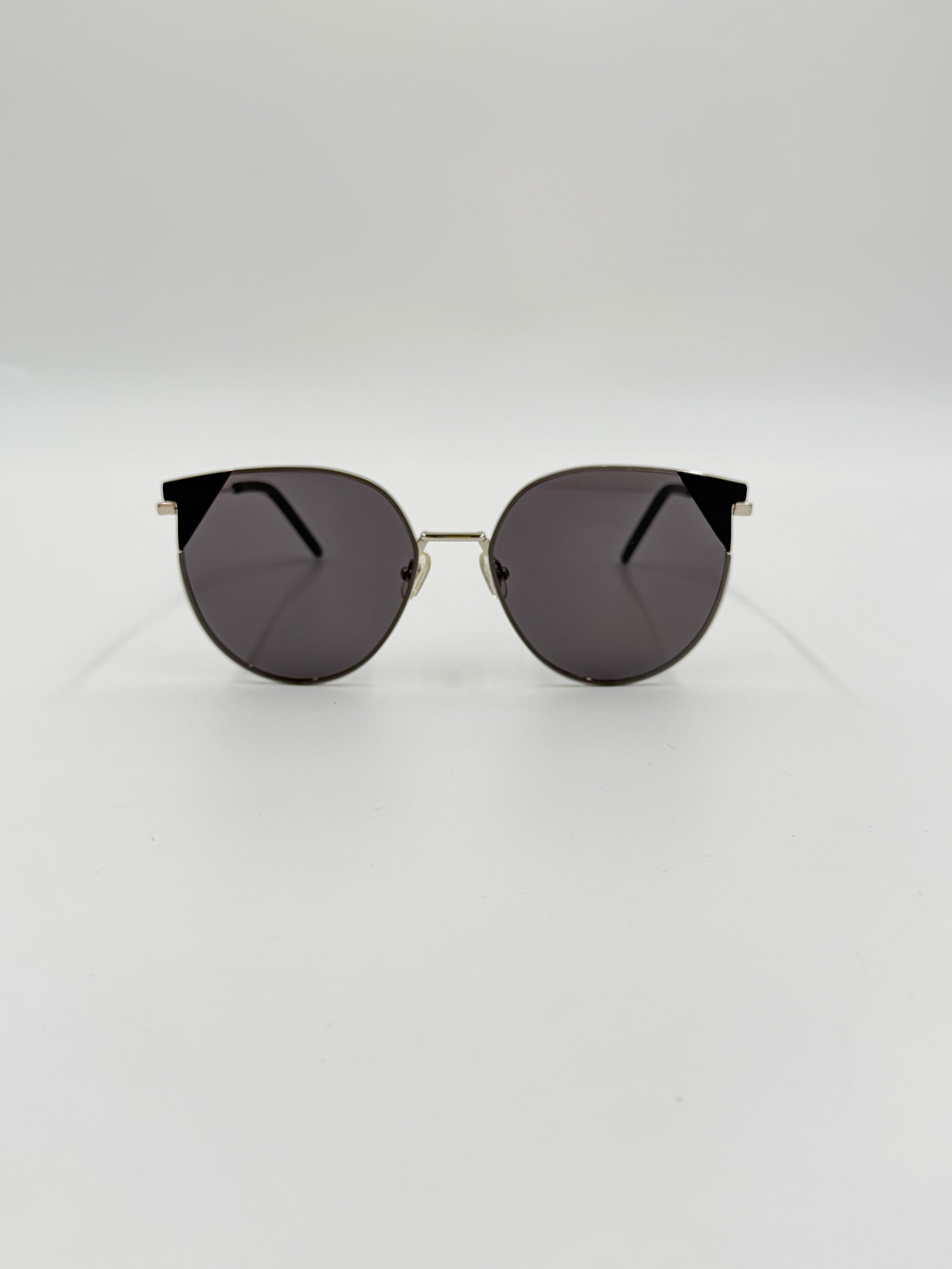 NEW Gentle Monster Mimichic Sunglasses Silver Frames Gray Lenses