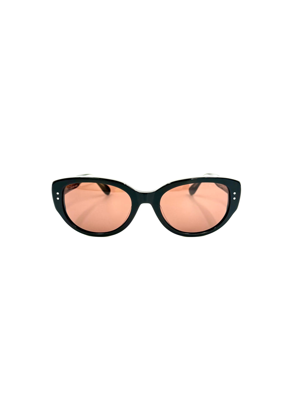 NEW Gentle Monster Fakeme Red Zone Black Cat-Eye Textured Brown Lenses