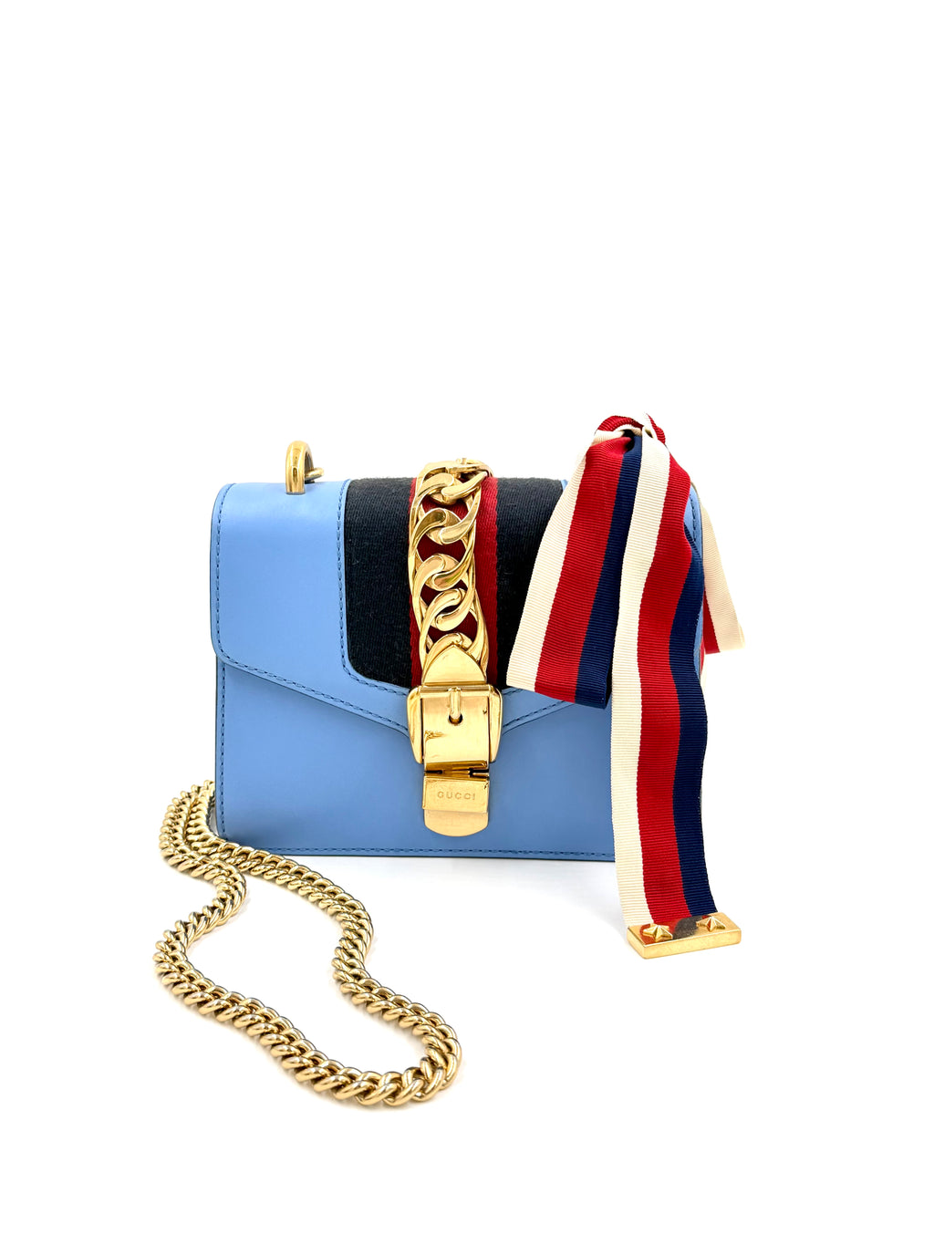 Gucci Sylvie Chain Shoulder Bag - Authenticated