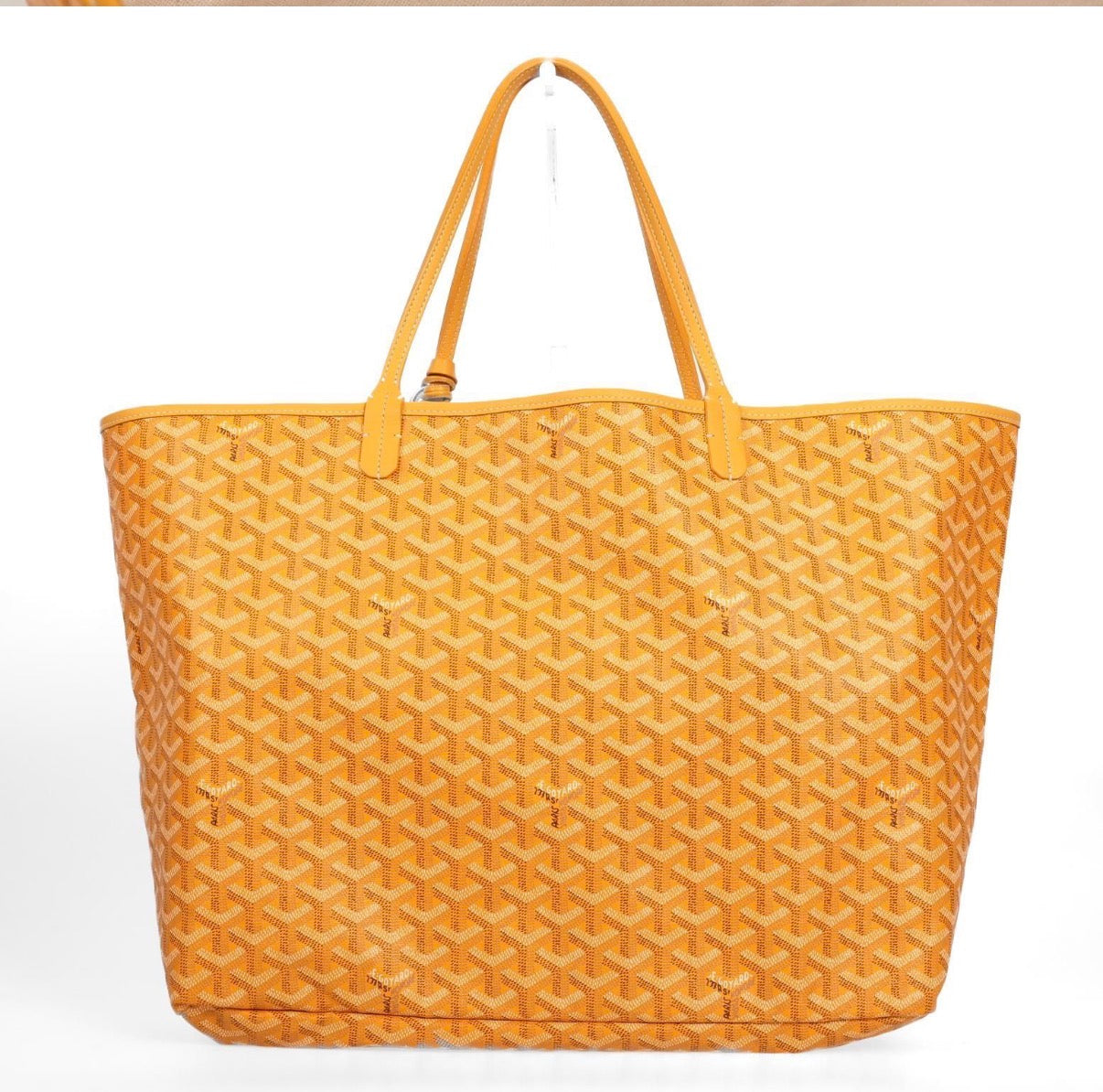 Pre-owned Goyard St. Louis GM Tote with Pouch Yellow - Authenticated