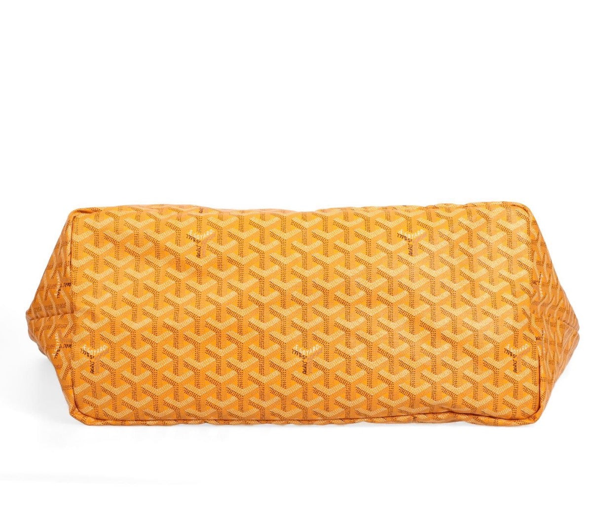 Pre-owned Goyard St. Louis GM Tote with Pouch Yellow - Authenticated