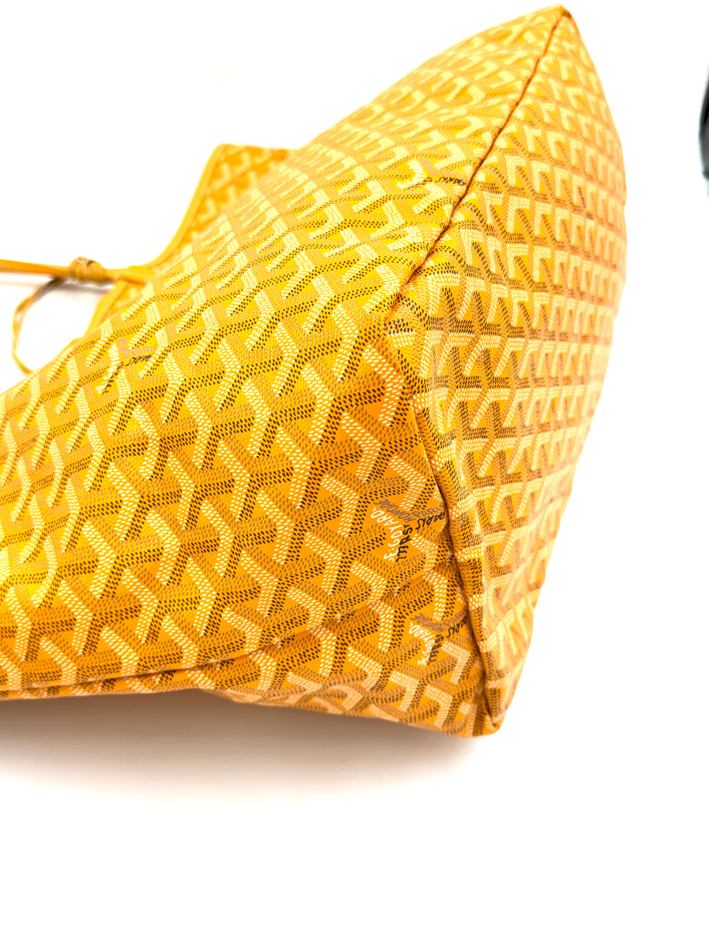 Pre-owned Goyard St. Louis GM Tote with Pouch Yellow - Authenticated