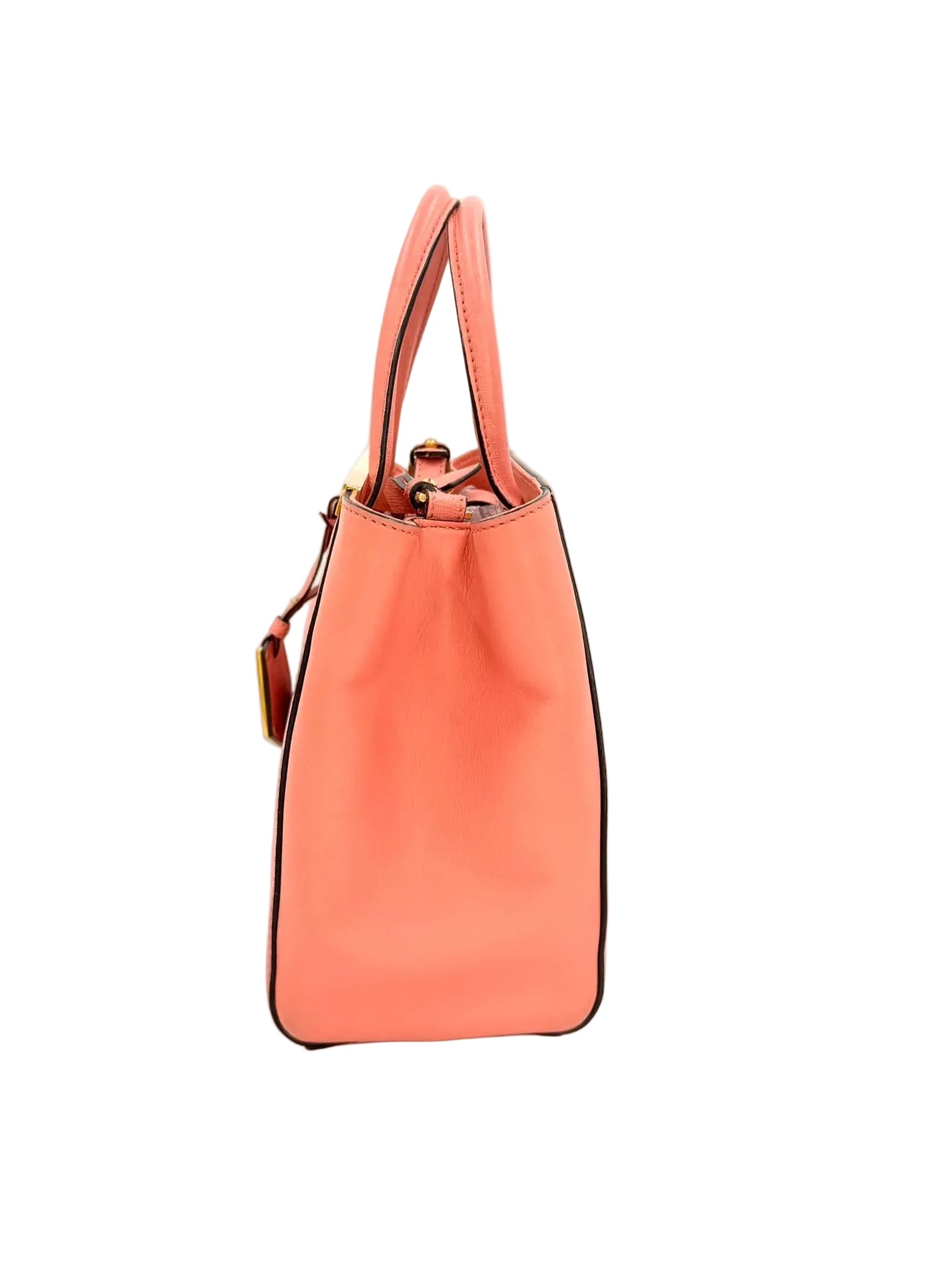 Pre-owned Fendi Pink Calfskin 2Jours Tote - Authenticated