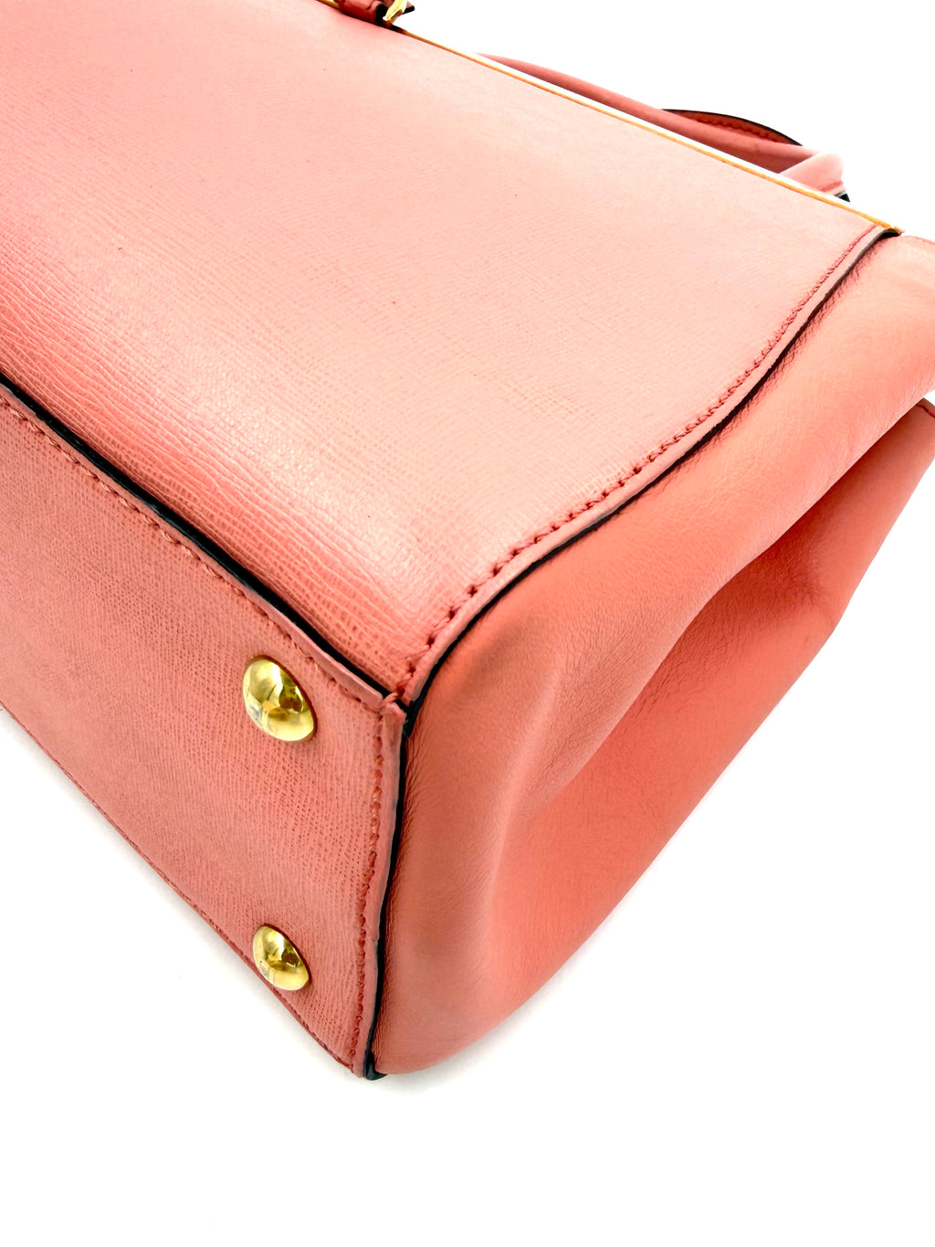 Pre-owned Fendi Pink Calfskin 2Jours Tote - Authenticated