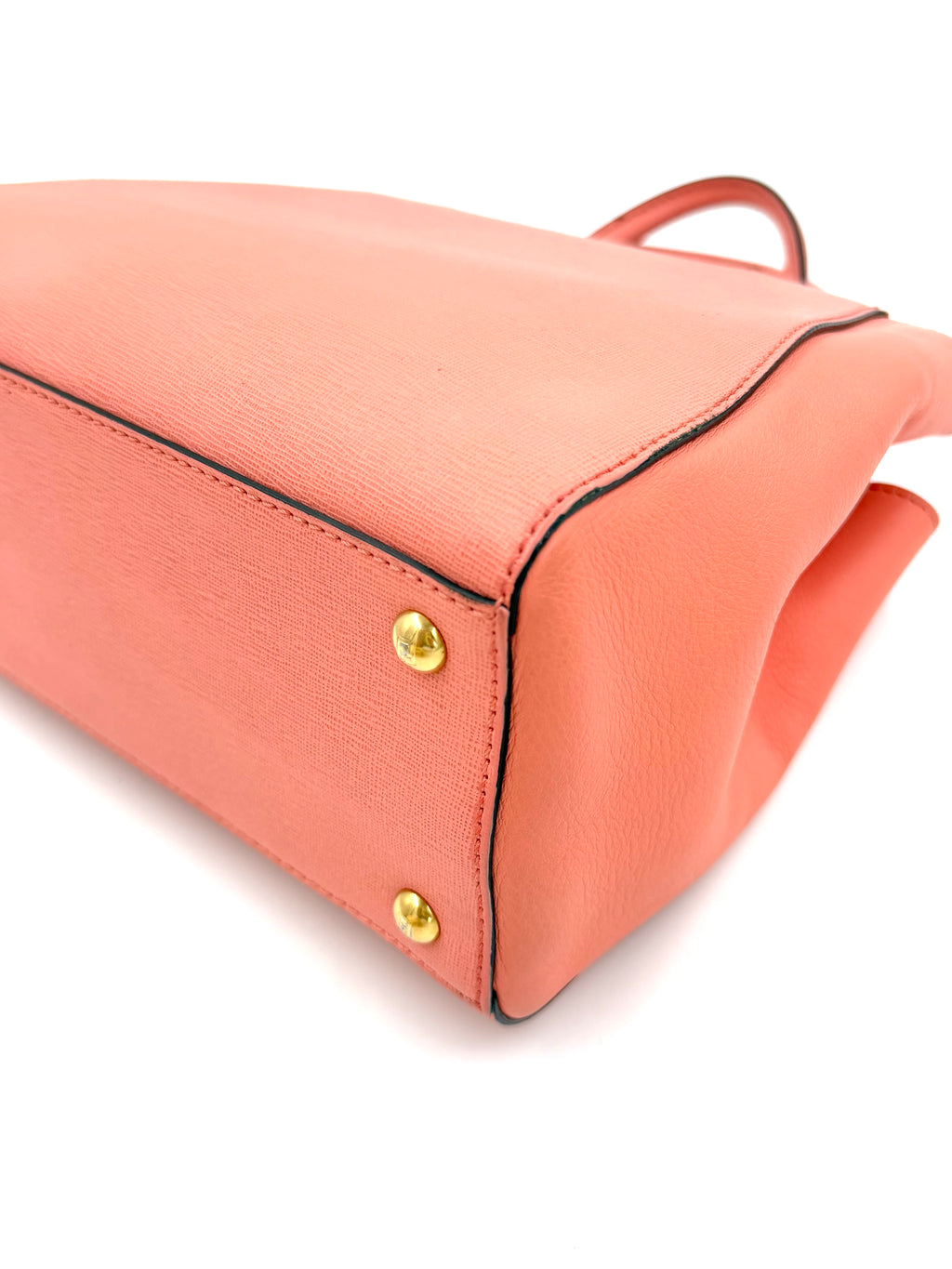 Pre-owned Fendi Pink Calfskin 2Jours Tote - Authenticated