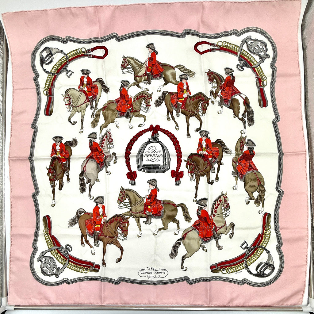 Pre-Owned Hermès "Reprise" Silk Scarf by Phillipe Ledoux - Authenticated