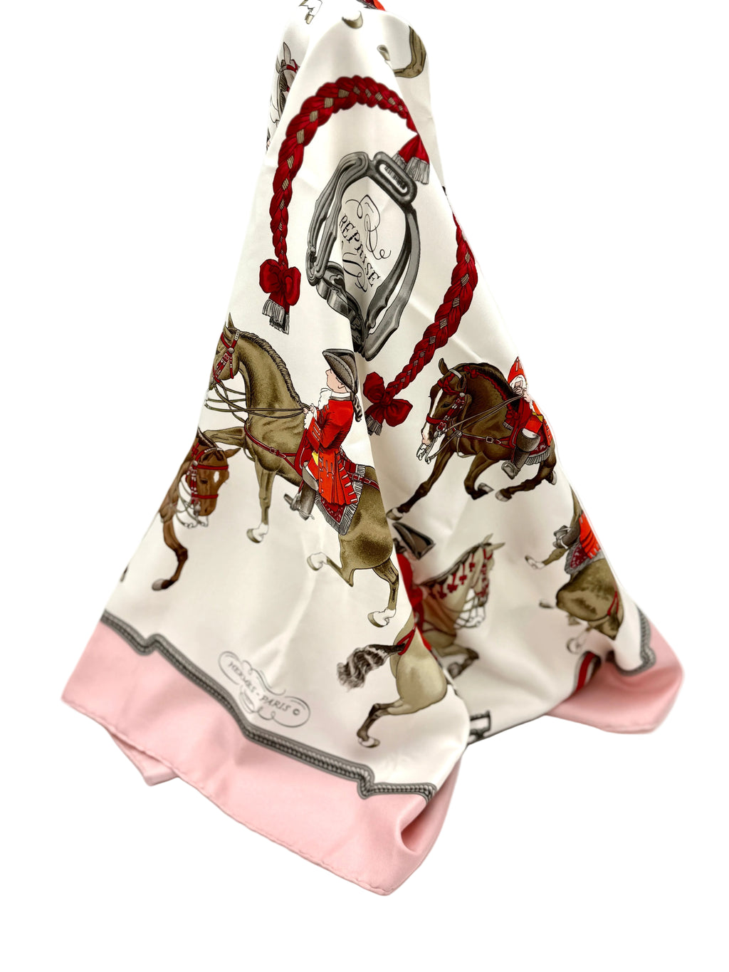 Pre-Owned Hermès "Reprise" Silk Scarf by Phillipe Ledoux - Authenticated