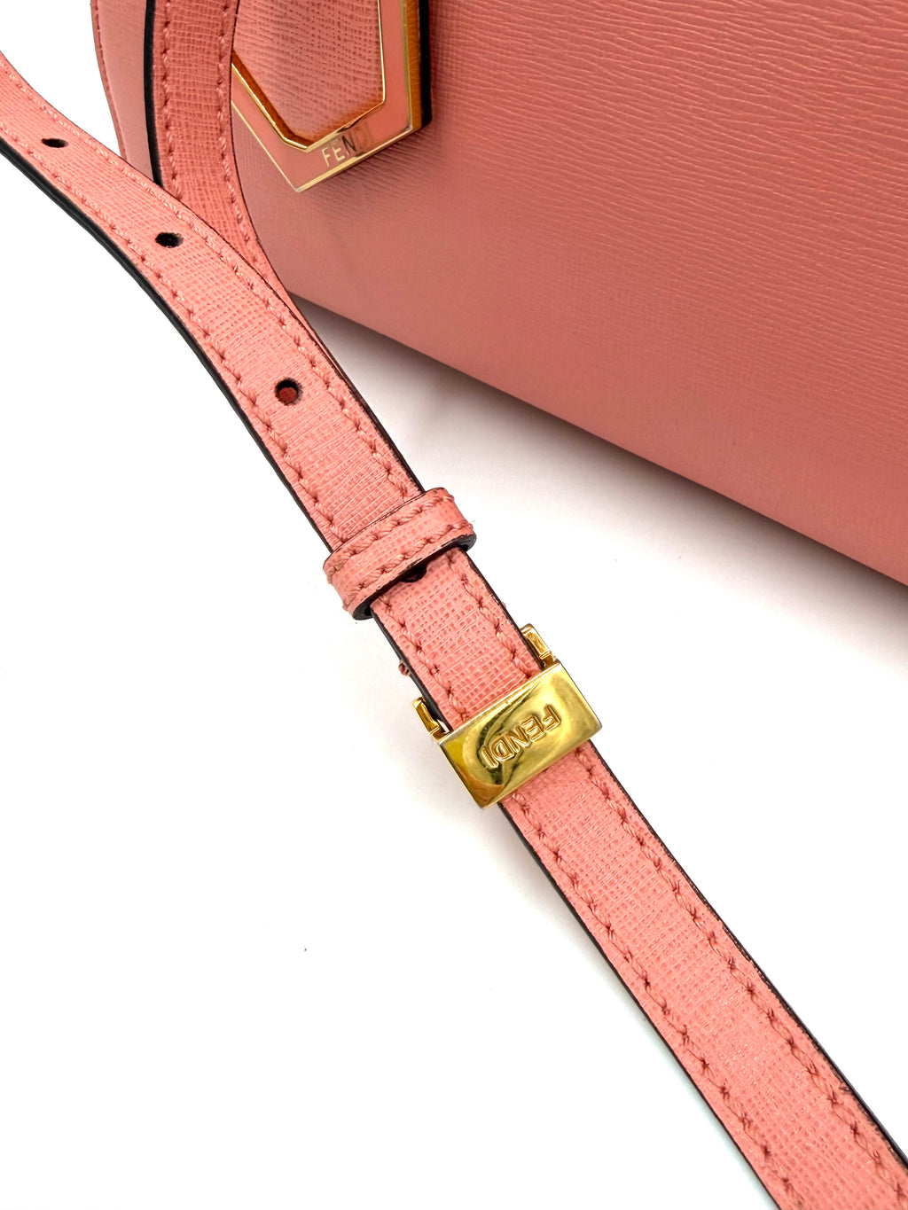 Pre-owned Fendi Pink Calfskin 2Jours Tote - Authenticated