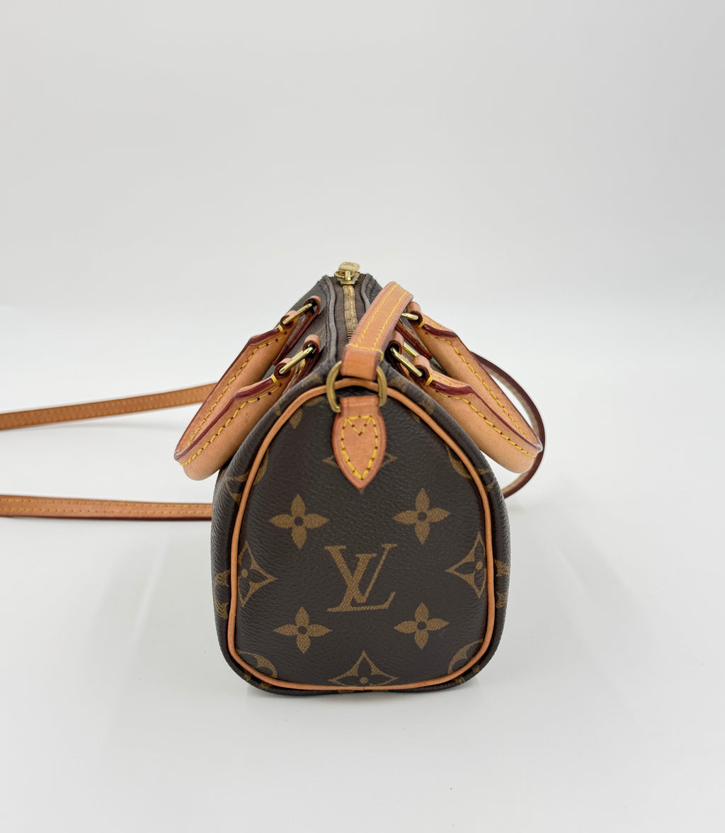 Pre-owned Louis Vuitton Speedy Nano - Authenticated