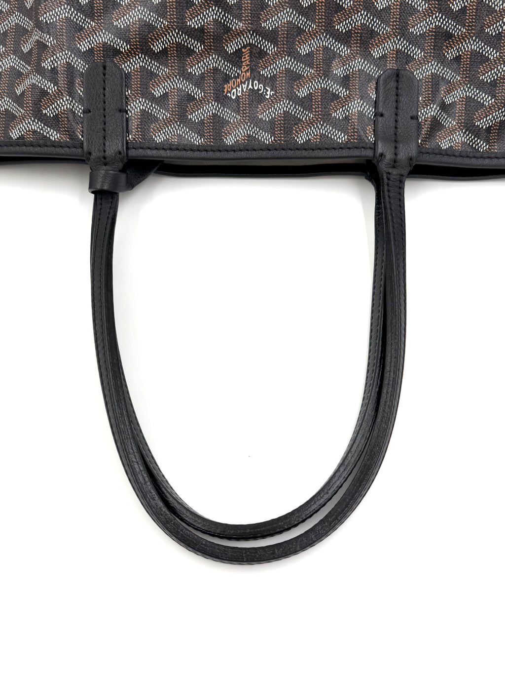 Pre-owned Goyard Goyardine Saint Louis PM Tote in Black - Authenticated