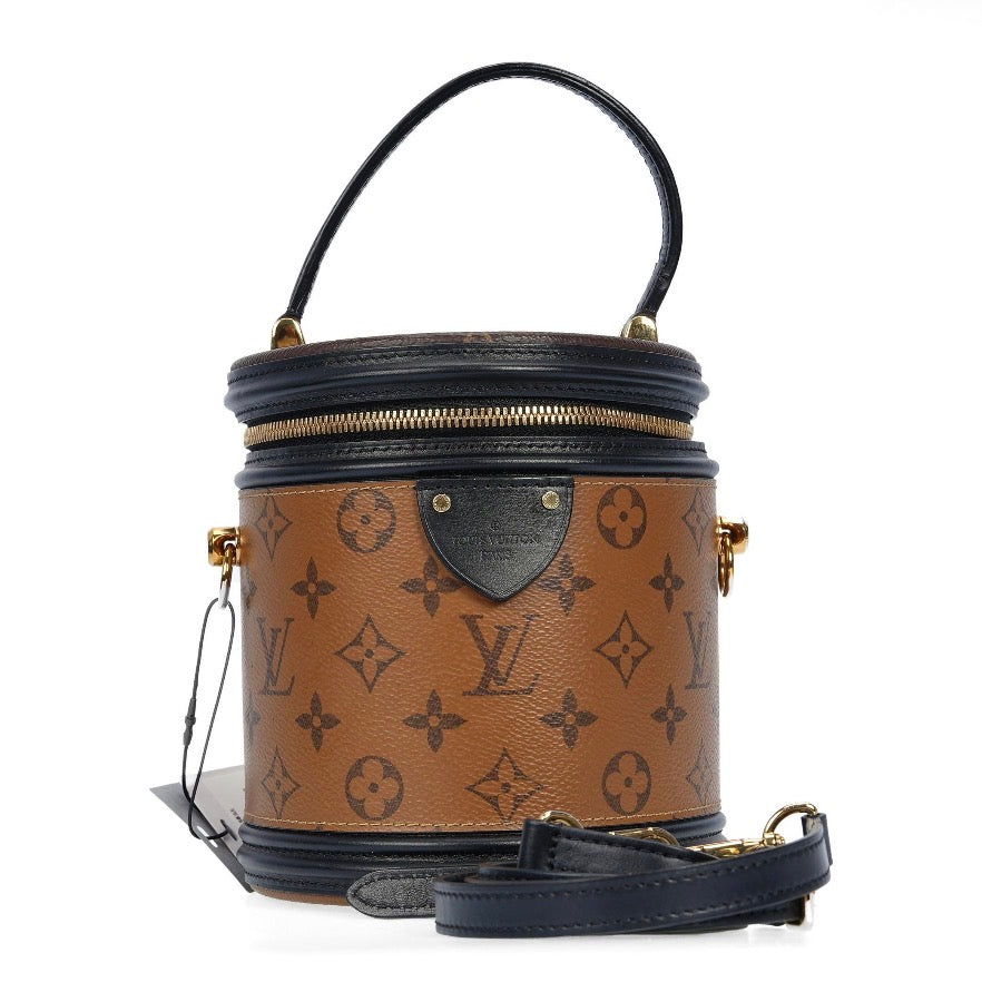 Pre-Owned Louis Vuitton Cannes Brown Monogram Canvas Crossbody Bag - Authenticated