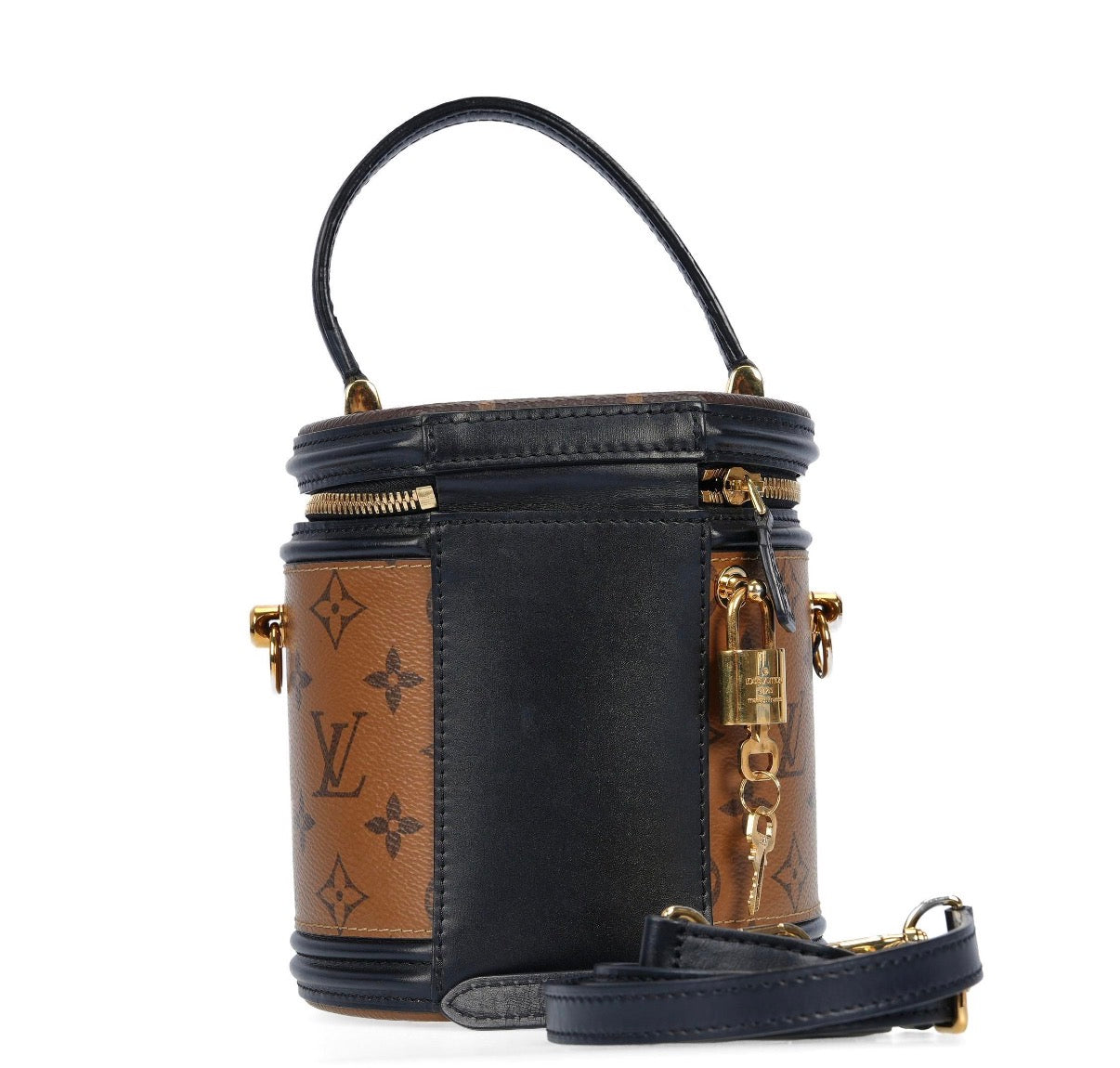 Pre-Owned Louis Vuitton Cannes Brown Monogram Canvas Crossbody Bag - Authenticated