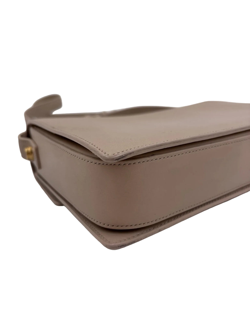 Pre-owned Saint Laurent Lulu Medium Bag Beige - Authenticated