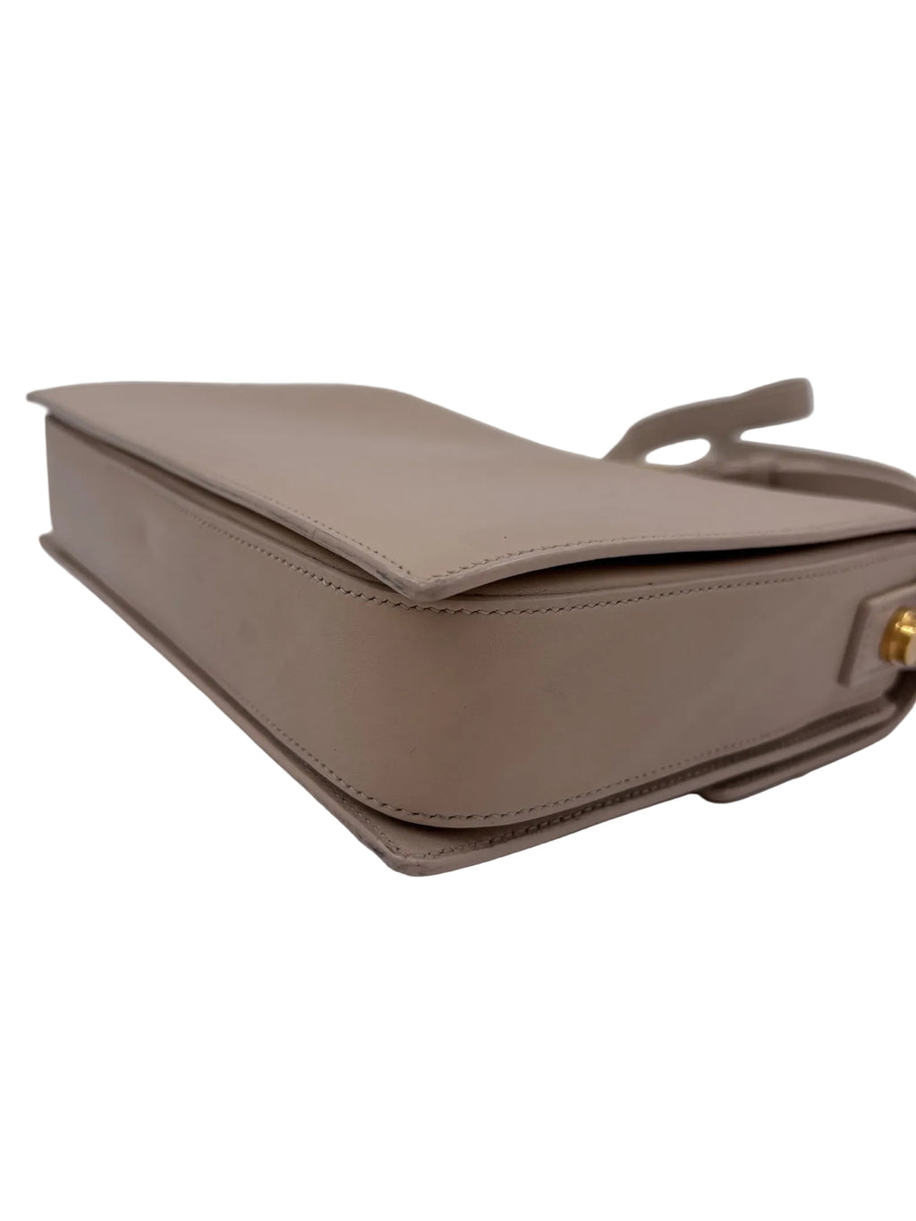 Pre-owned Saint Laurent Lulu Medium Bag Beige - Authenticated