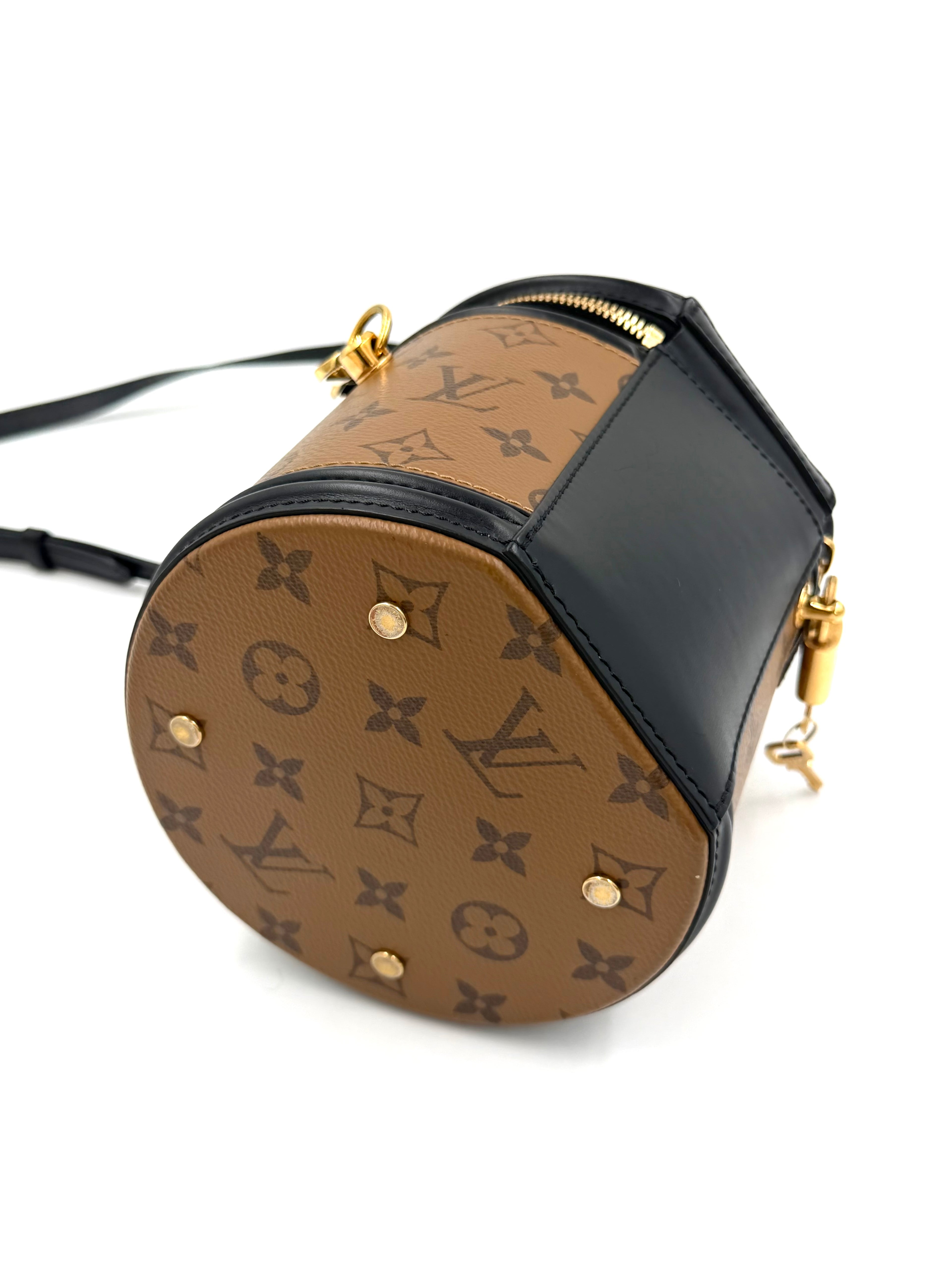 Pre-Owned Louis Vuitton Cannes Brown Monogram Canvas Crossbody Bag - Authenticated