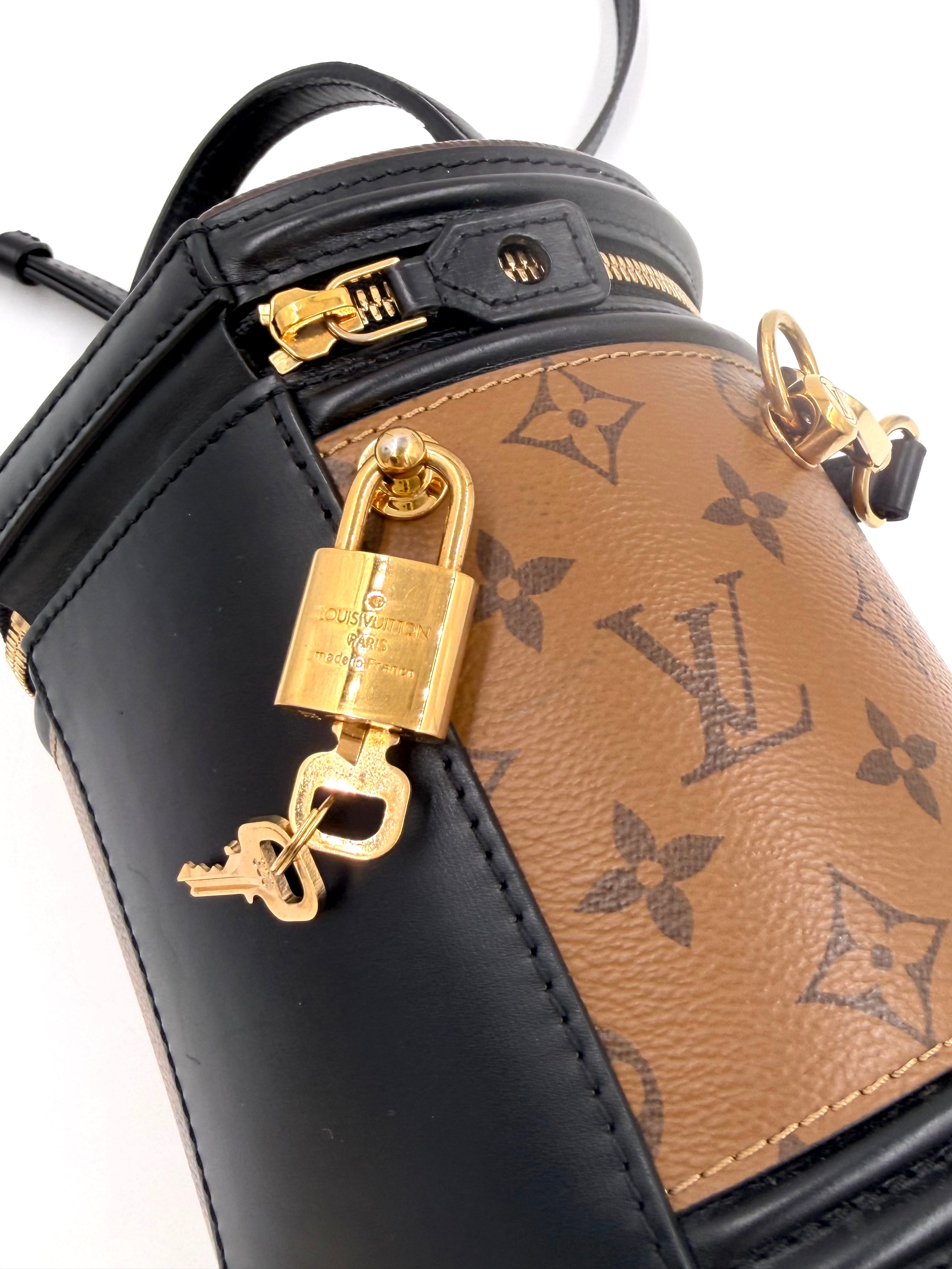 Pre-Owned Louis Vuitton Cannes Brown Monogram Canvas Crossbody Bag - Authenticated