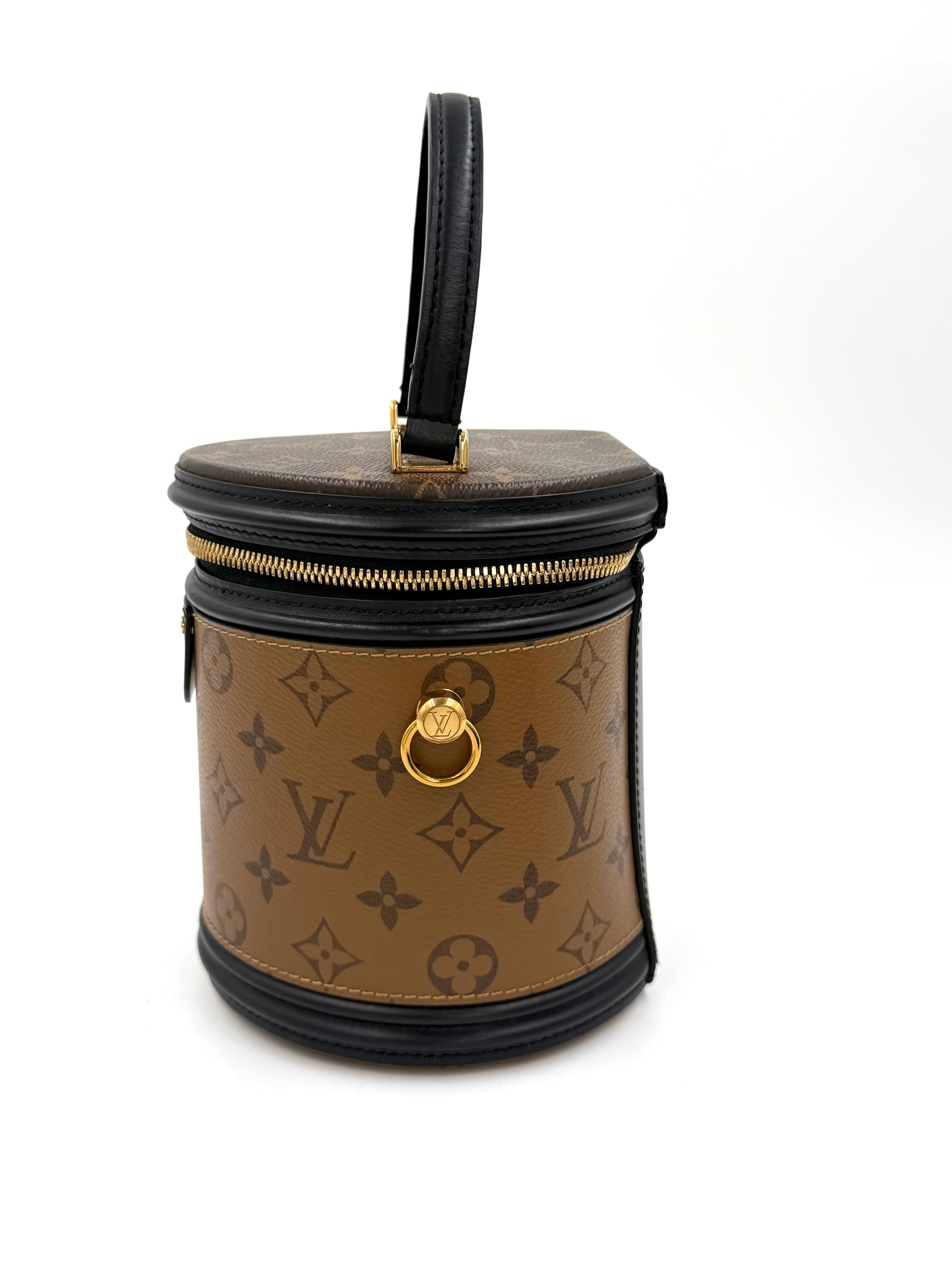 Pre-Owned Louis Vuitton Cannes Brown Monogram Canvas Crossbody Bag - Authenticated