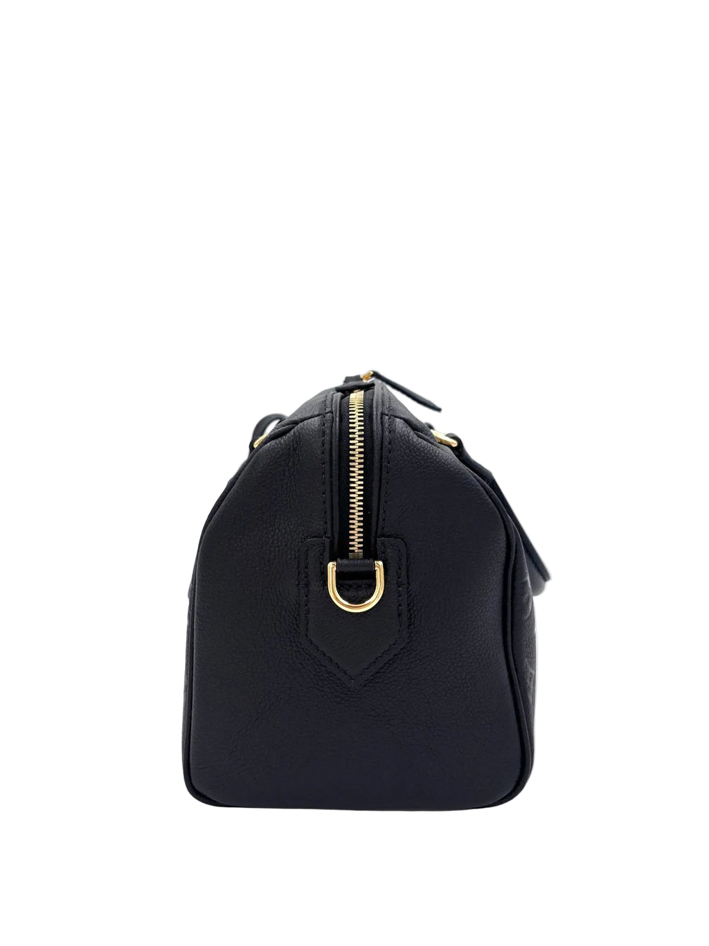 Pre-owned Louis Vuitton Speedy Bandoulière 25 Black Monogram Empreinte Leather - Authenticated