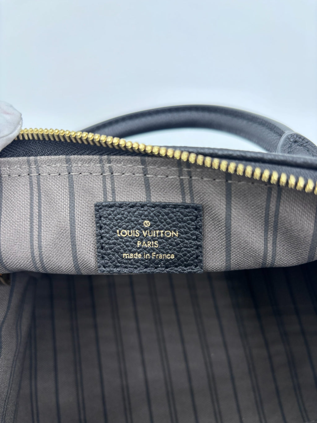 Pre-owned Louis Vuitton Speedy Bandoulière 25 Black Monogram Empreinte Leather - Authenticated