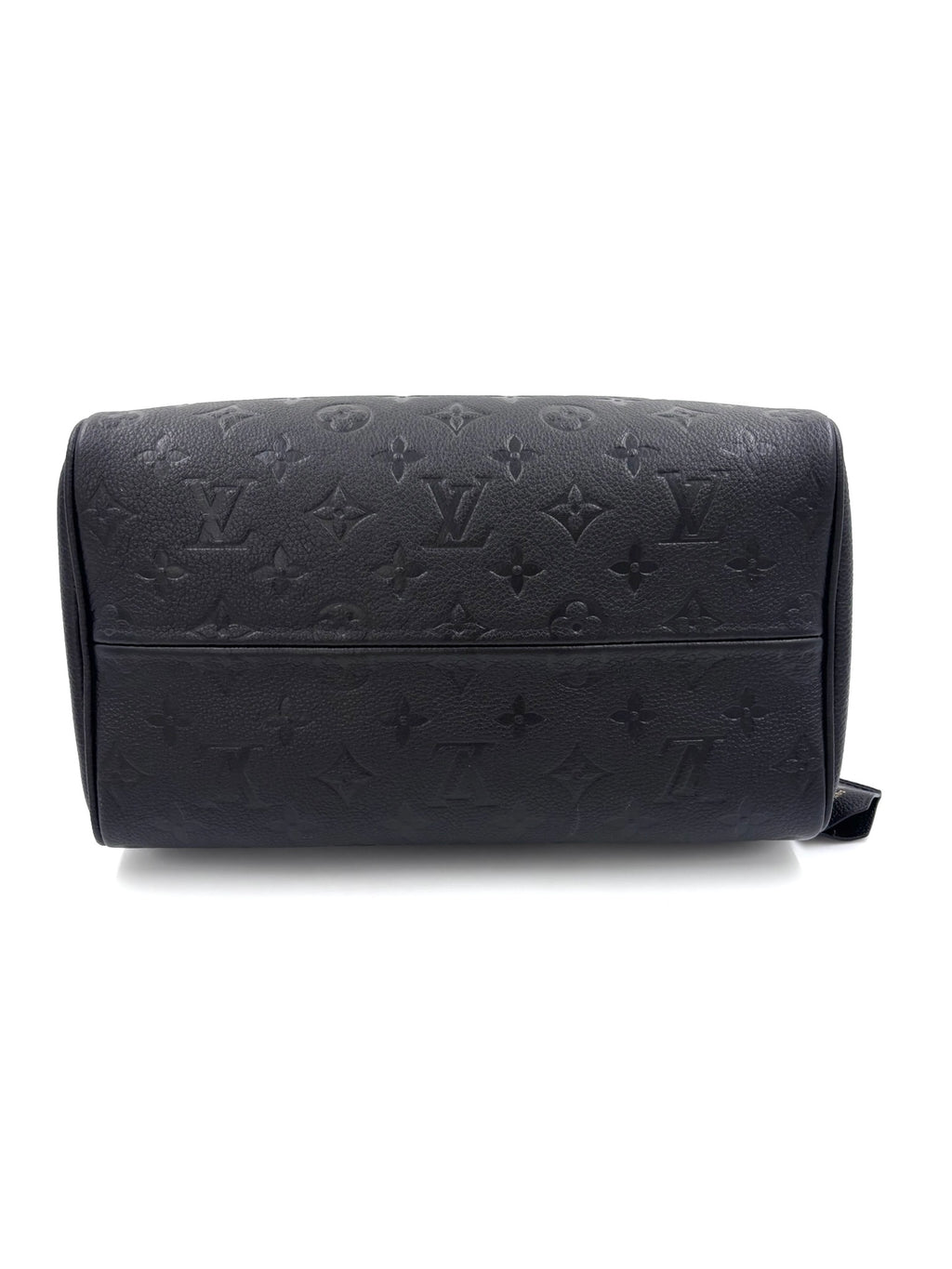 Pre-owned Louis Vuitton Speedy Bandoulière 25 Black Monogram Empreinte Leather - Authenticated