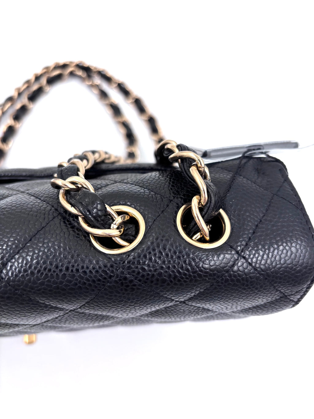Pre-owned Chanel Black Caviar Single Flap Jumbo 24k Gold Plated Hardware - Authenticated