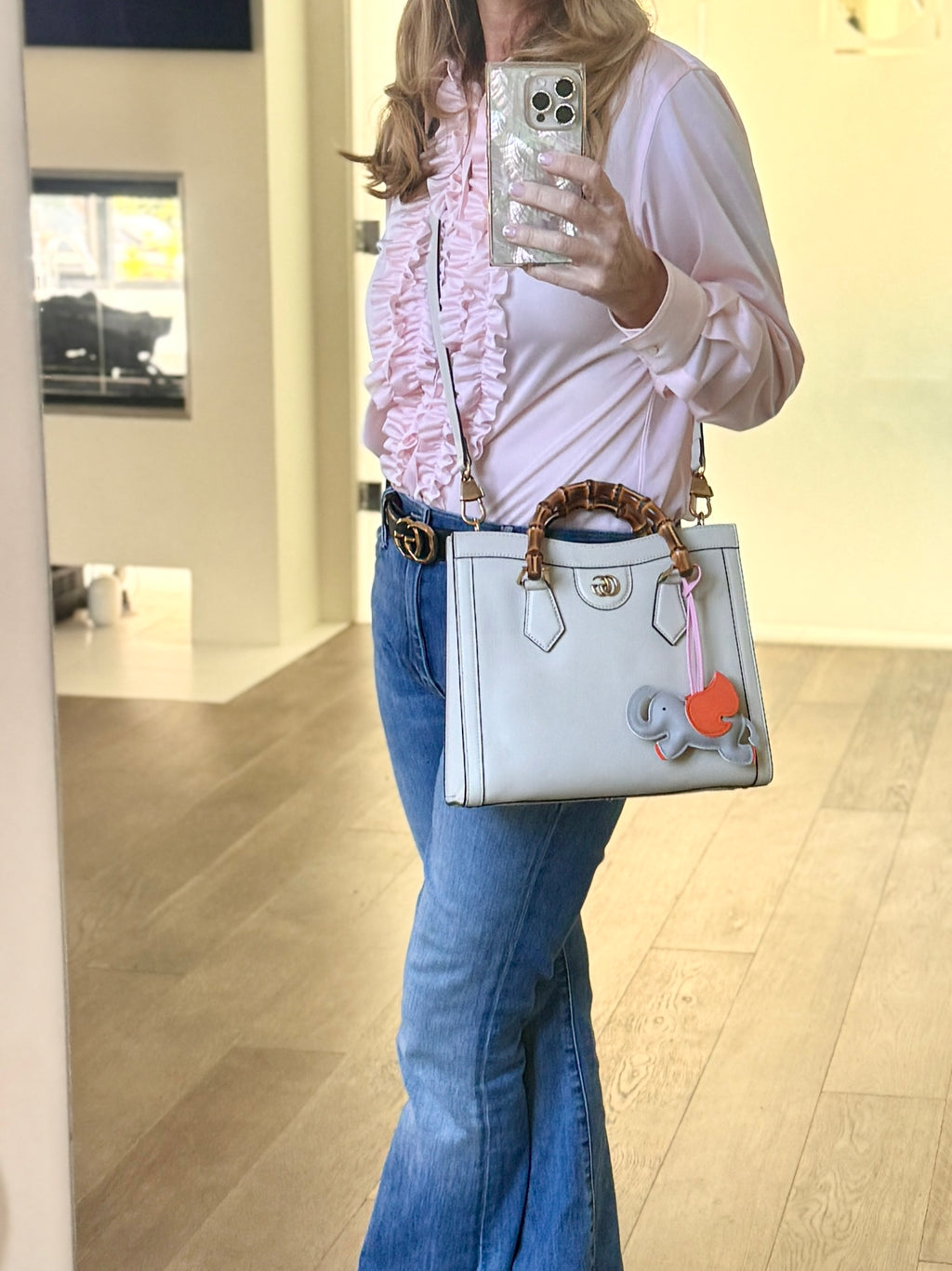 Pre-Owned Gucci Diana Bag Cream - Authenticated