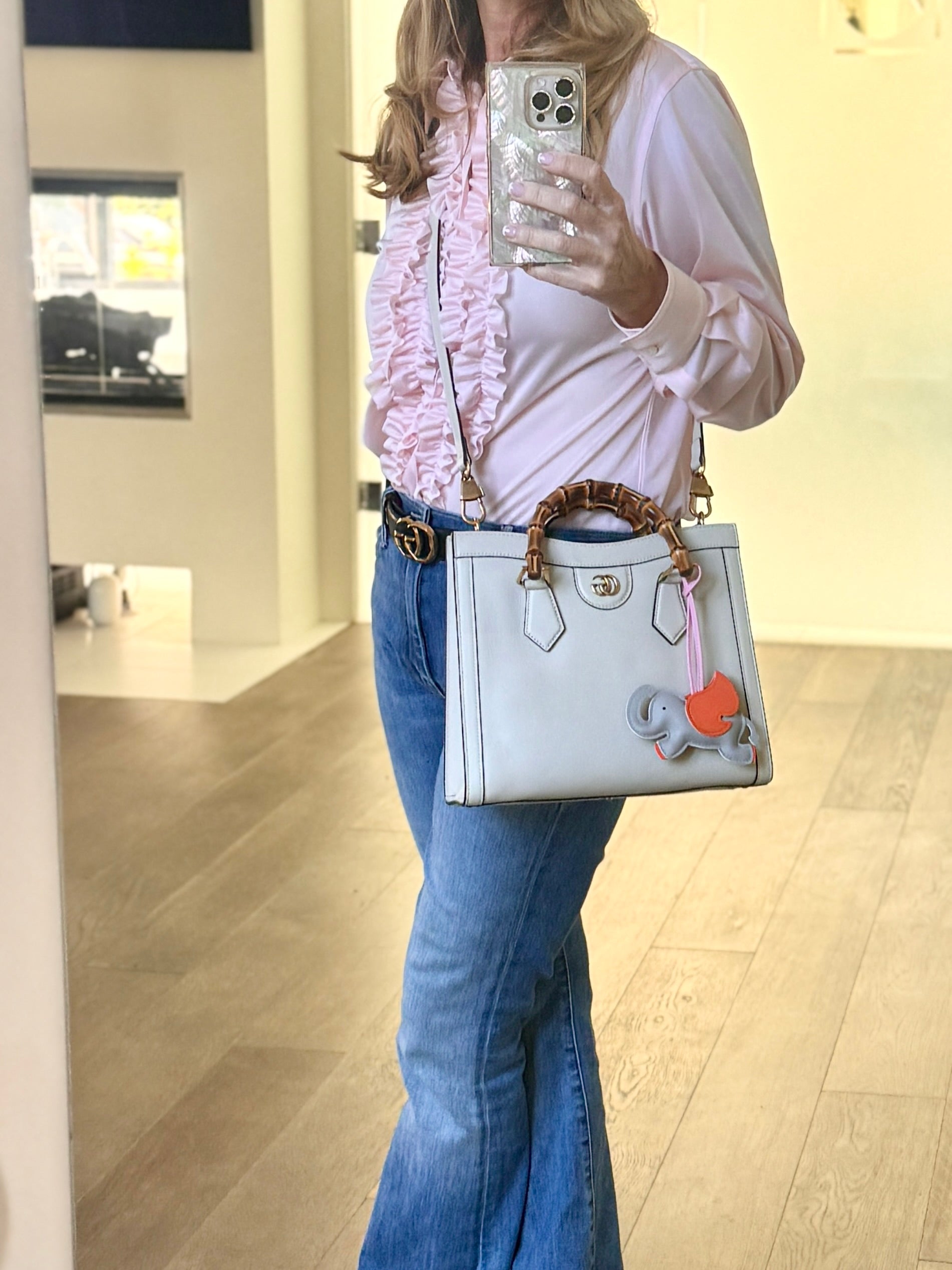 Pre-Owned Gucci Diana Bag Cream - Authenticated