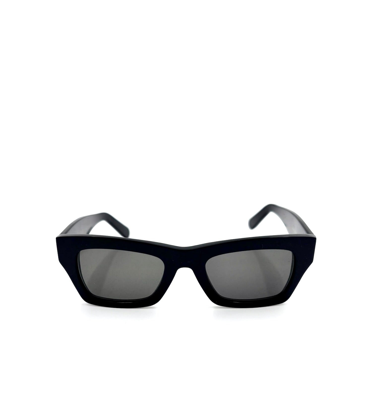 Ferragamo Large Black Rectangle Sunglasses