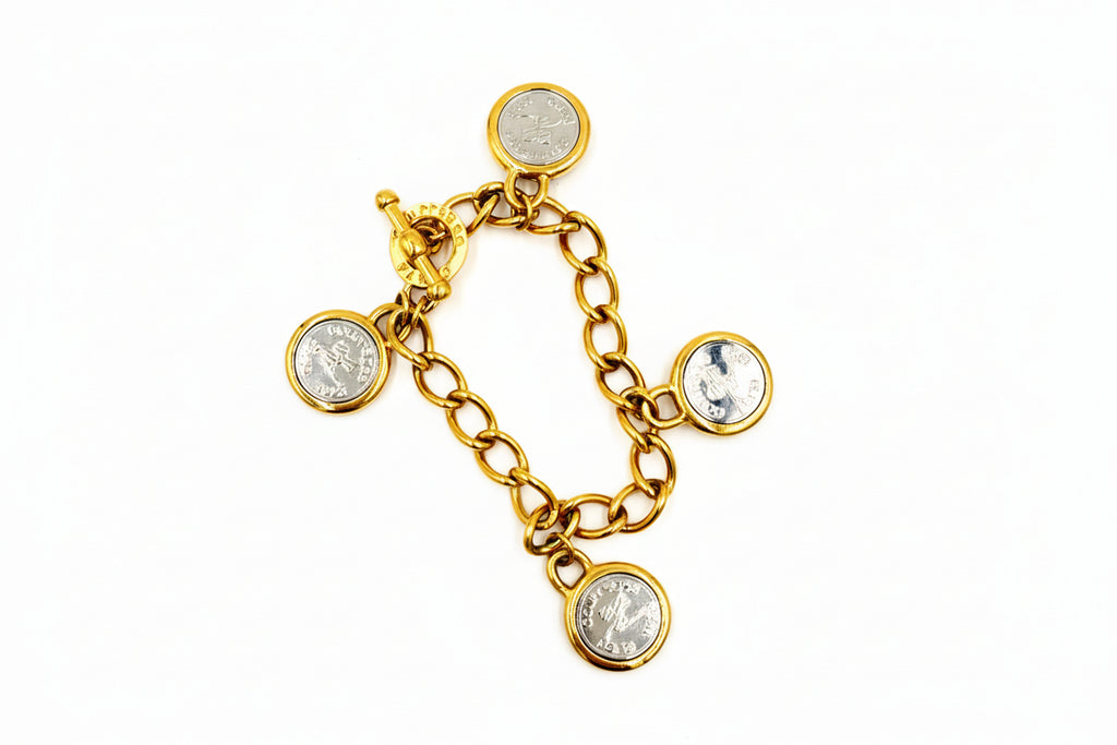 Pre-Owned Vintage Courreges Medallion Bracelet - Authenticated