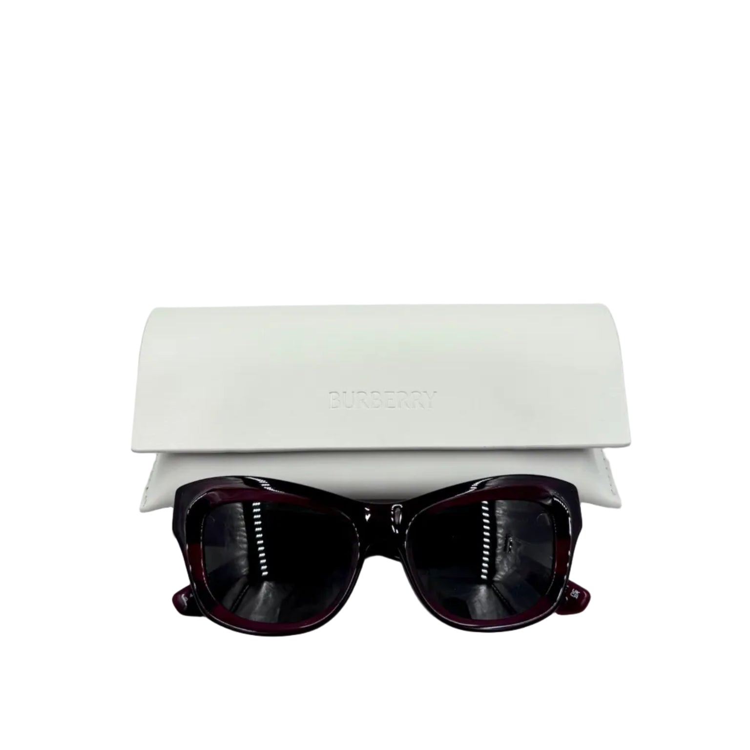 Burberry Reddish Large Frame Sunglasses