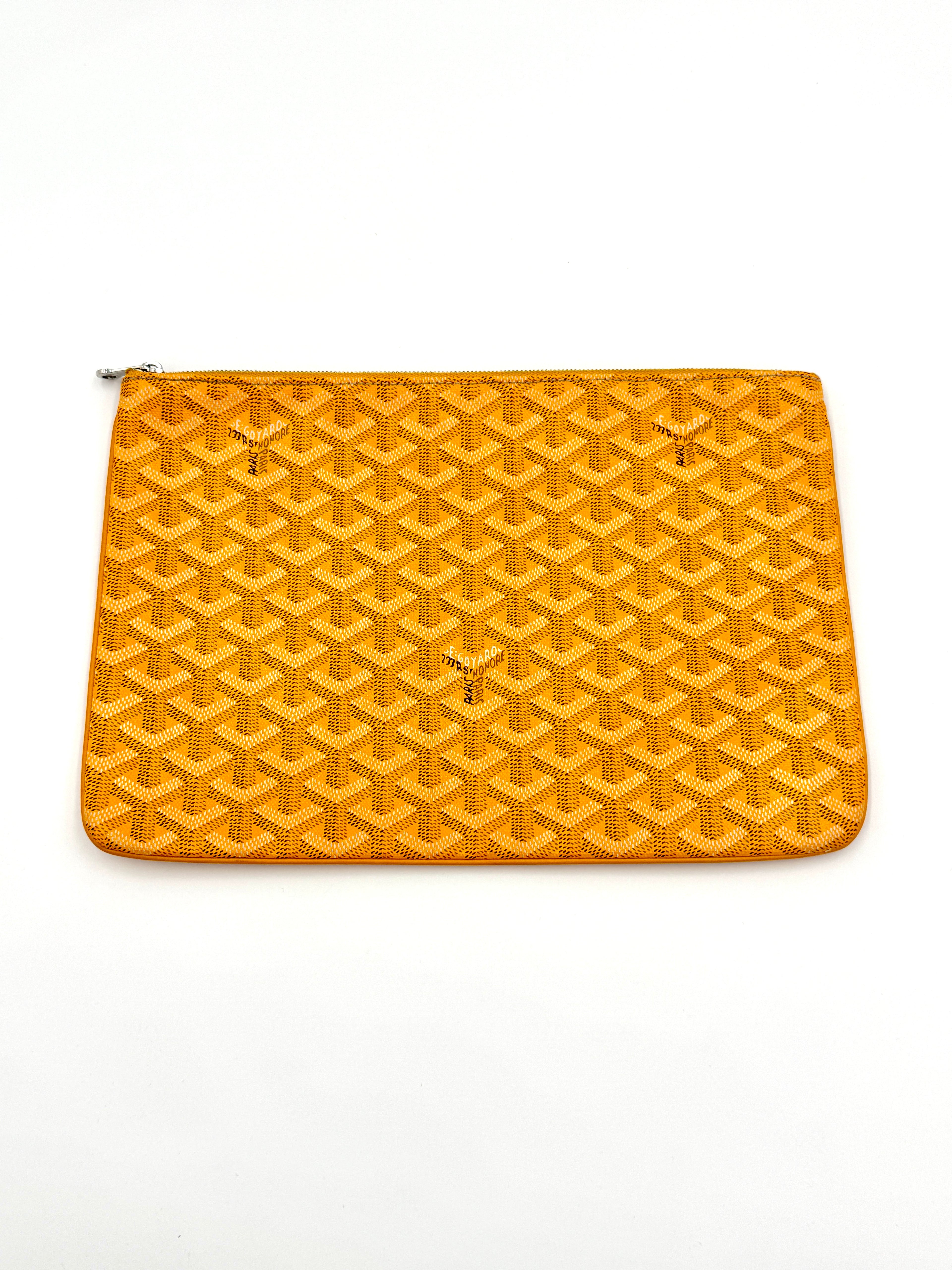 Pre-Owned Goyard MM Senat Zipper Pouch - Authenticated